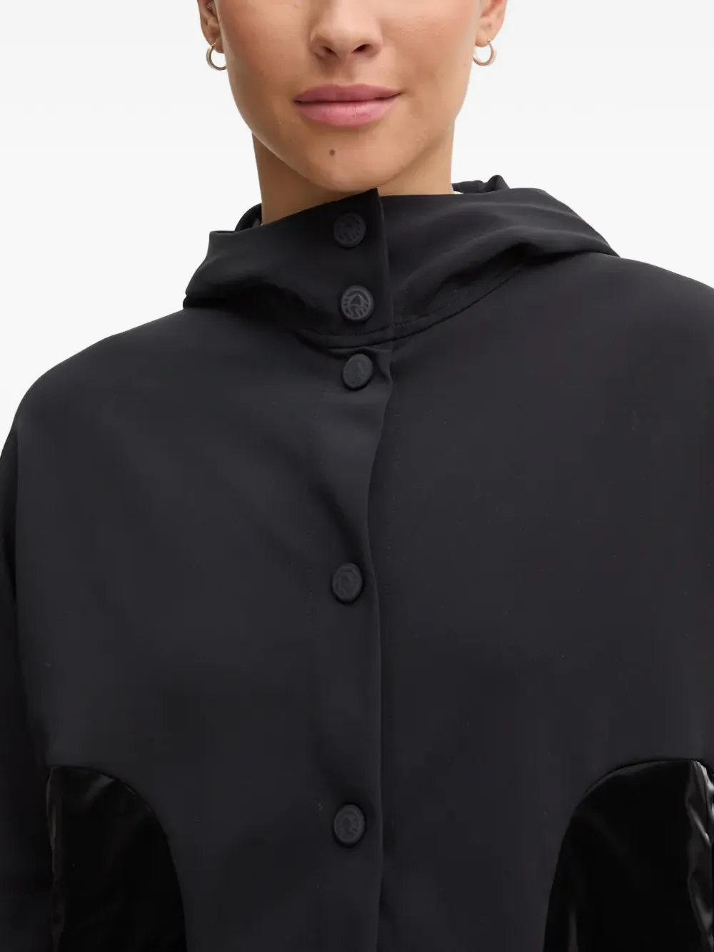 hooded panelled jacket — Image 4
