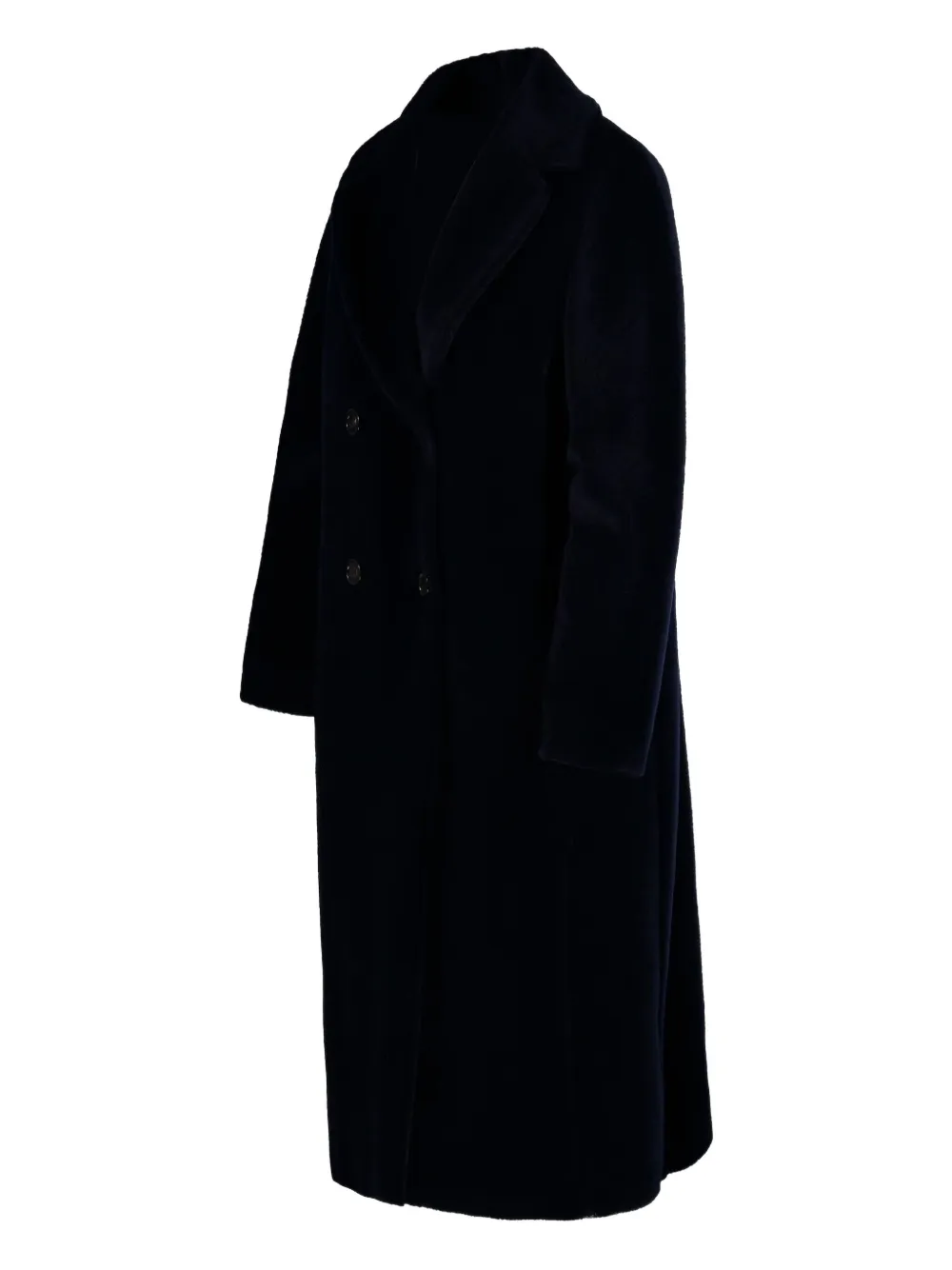 alpaca wool-blend double-breasted coat — Image 3