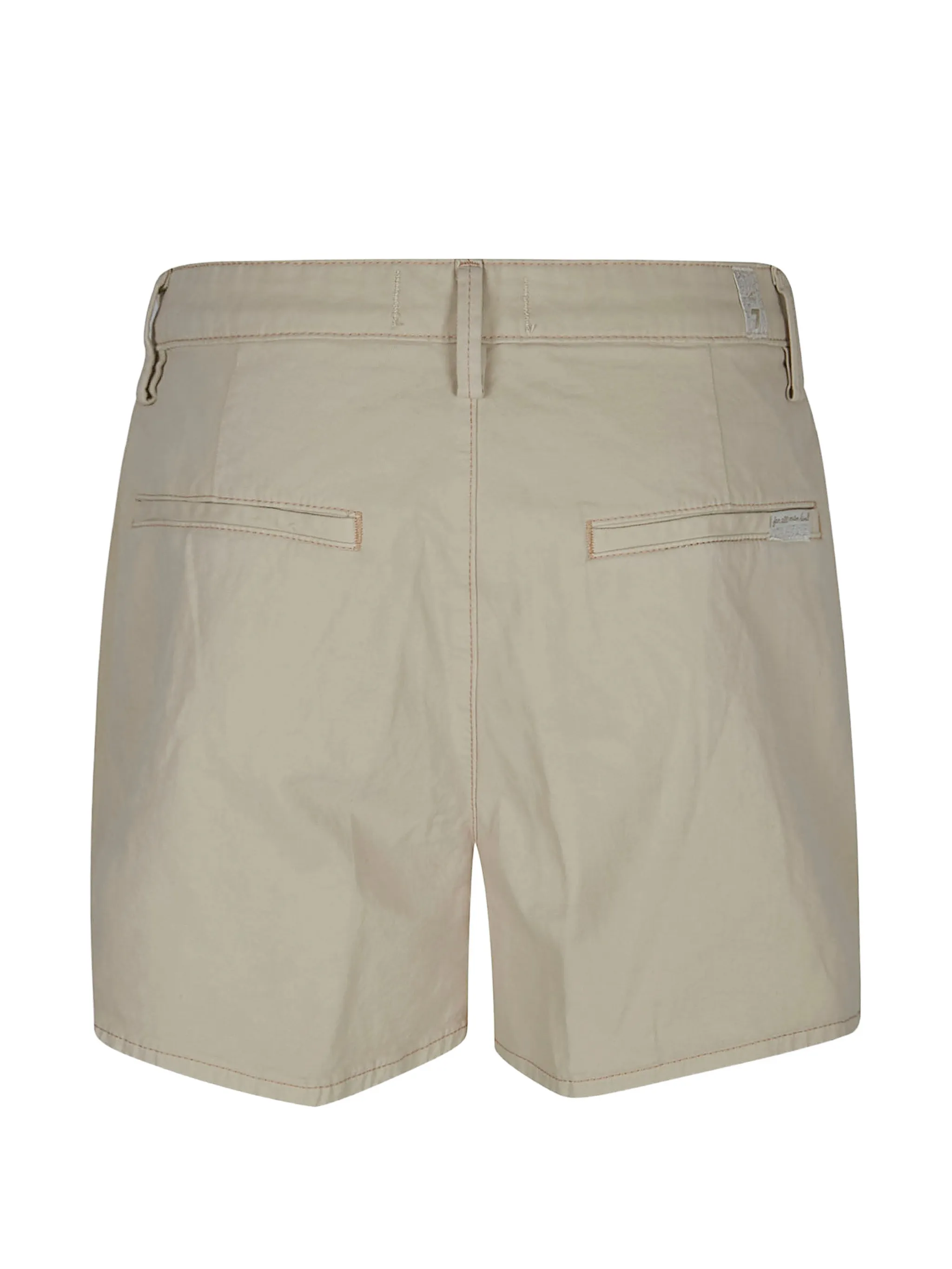 zip-fastening denim shorts — Image 3