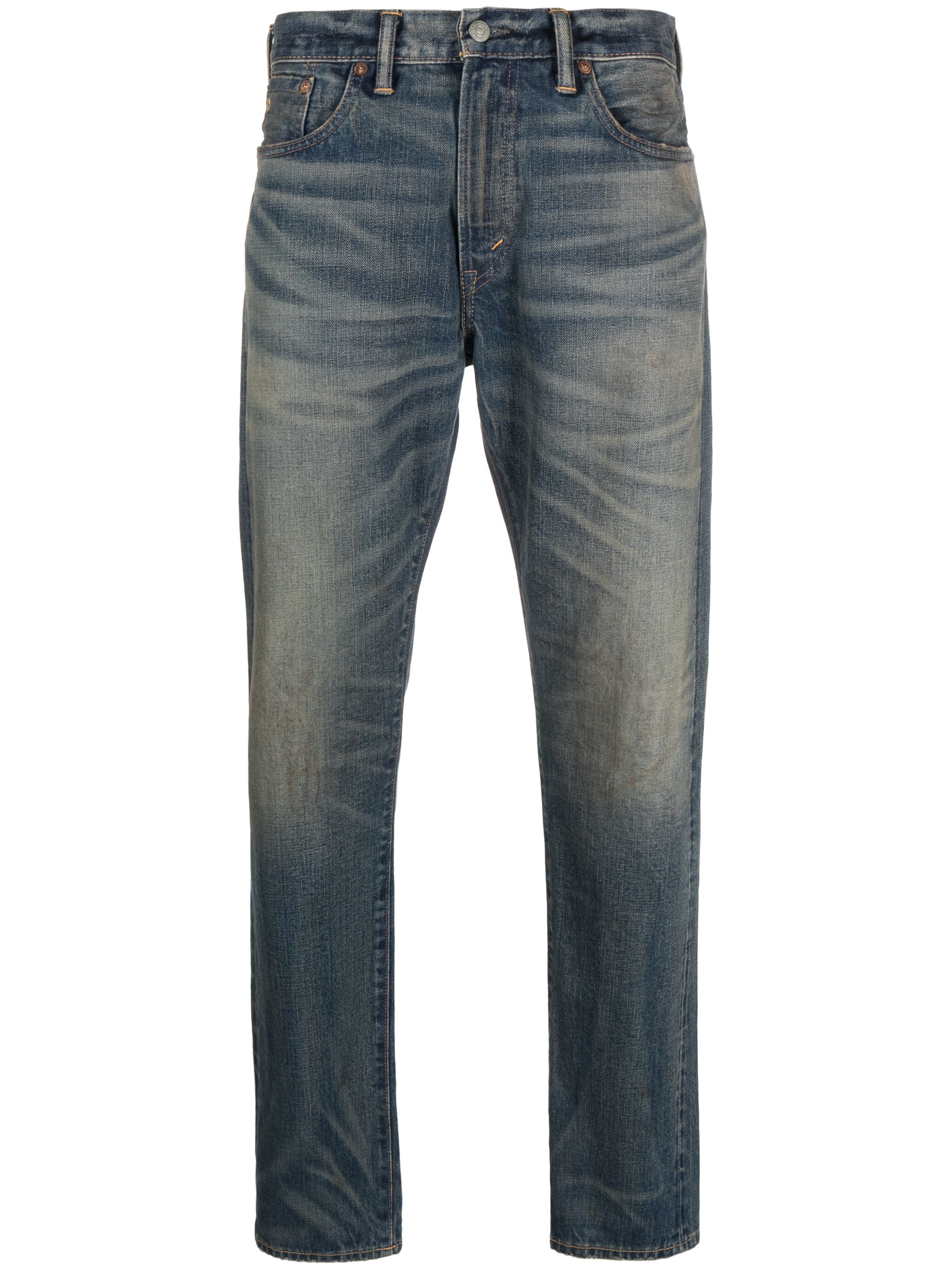low-rise slim-fit jeans