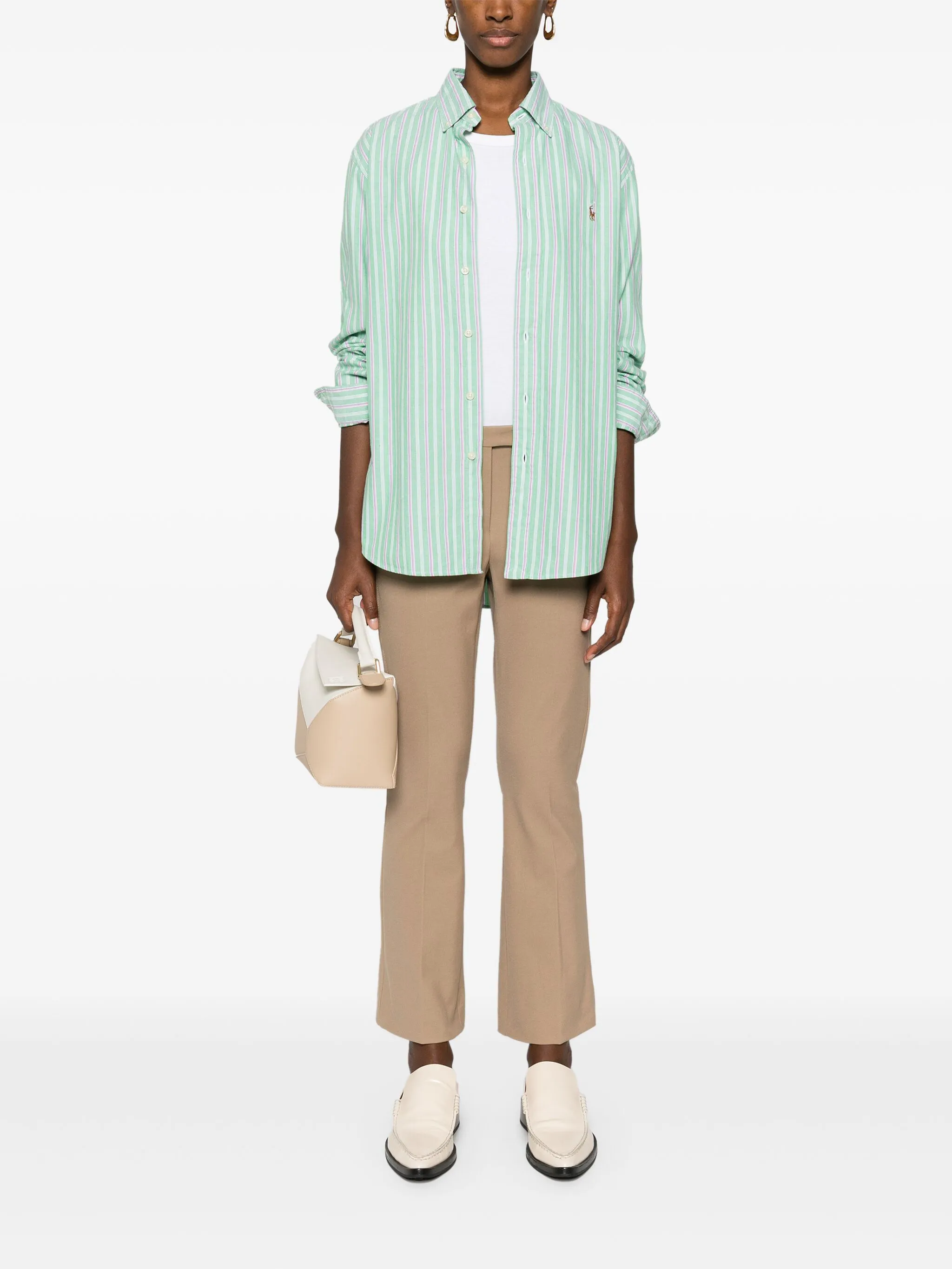 Umanita twill cropped trousers — Image 3