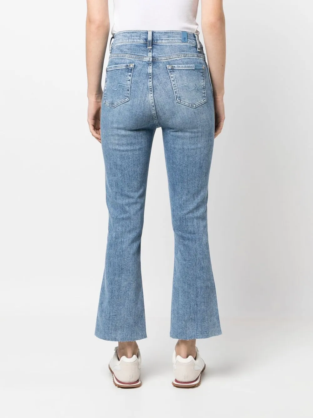flared cropped jeans — Image 4
