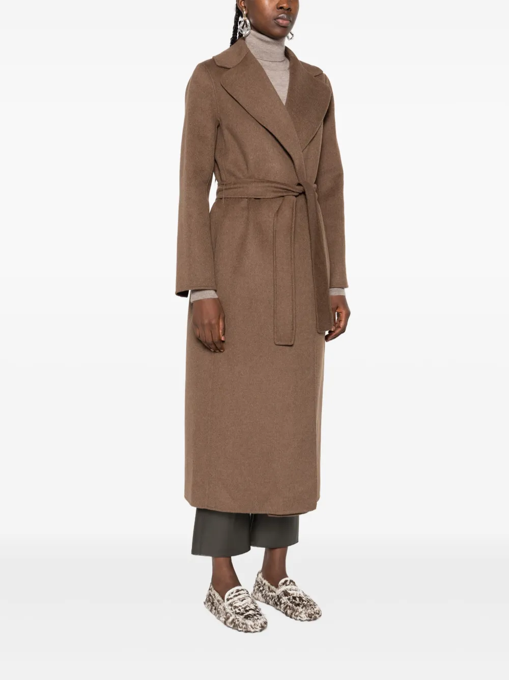 belted wrap coat — Image 5