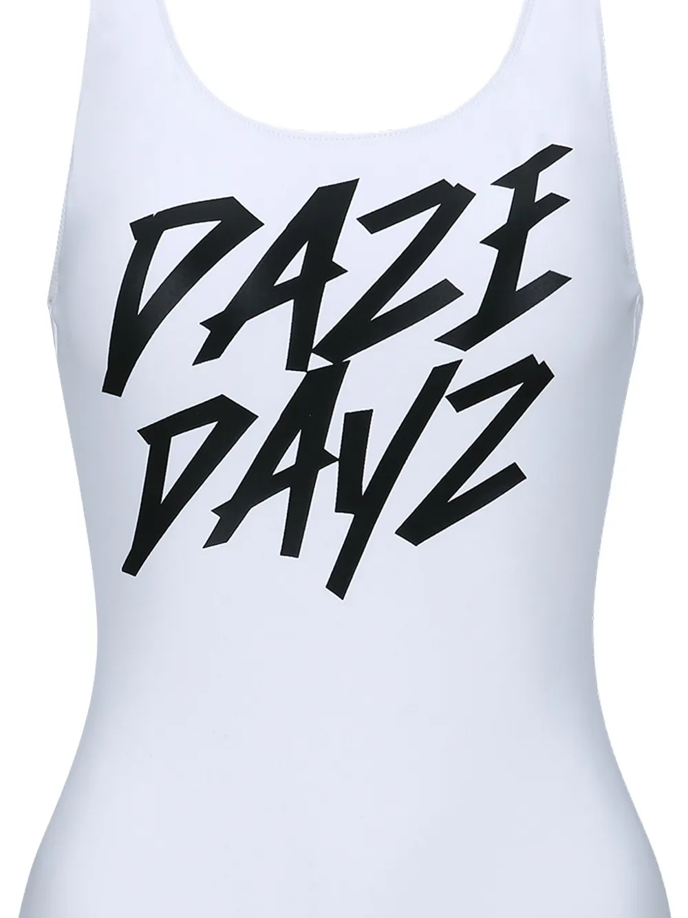 logo-print criss-cross swimsuit — Image 5