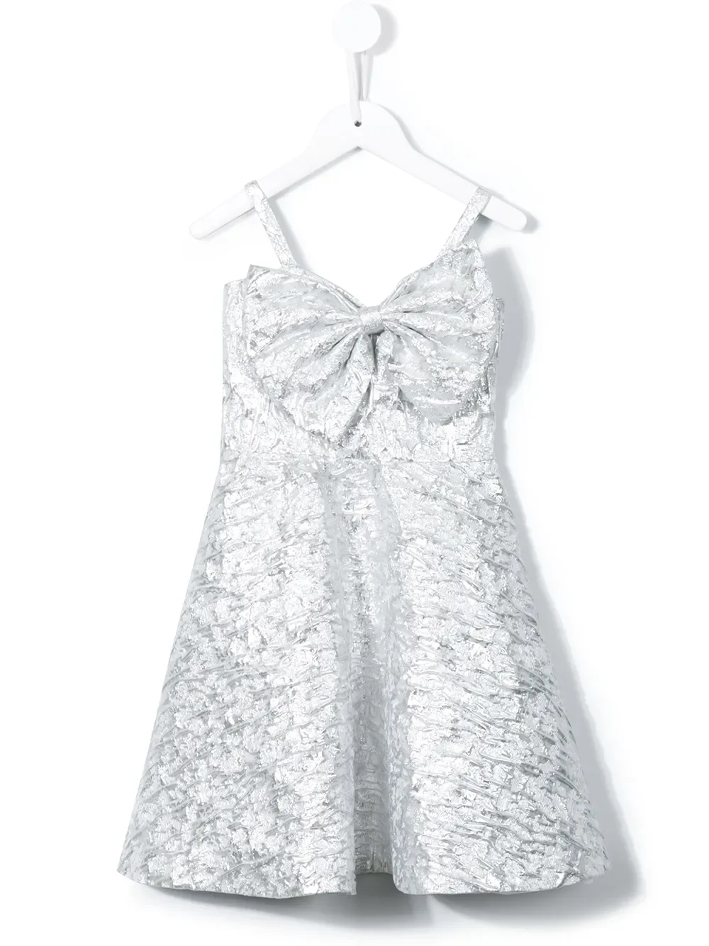 slanted bow dress