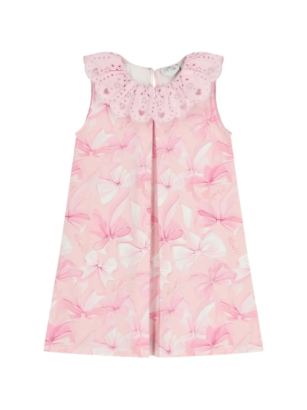 bow-print dress