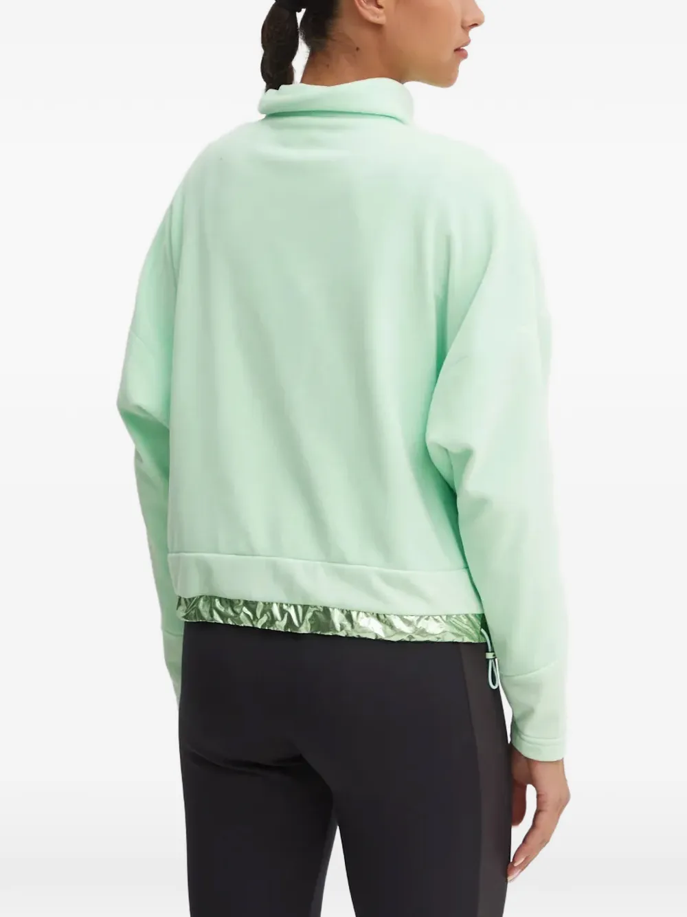 logo-patch metallic-trim jacket — Image 4