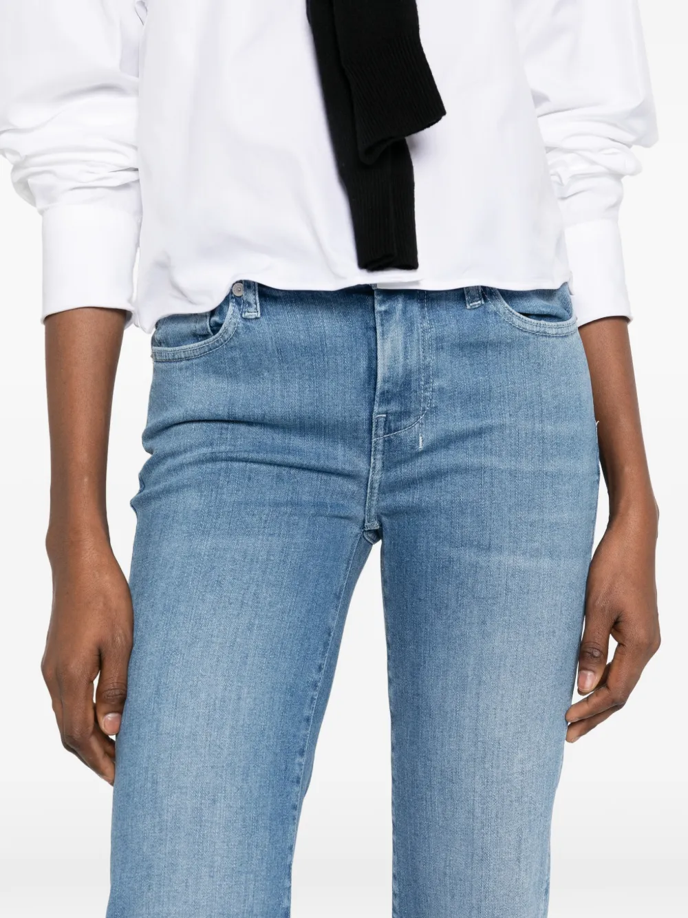 cropped flared jeans — Image 3