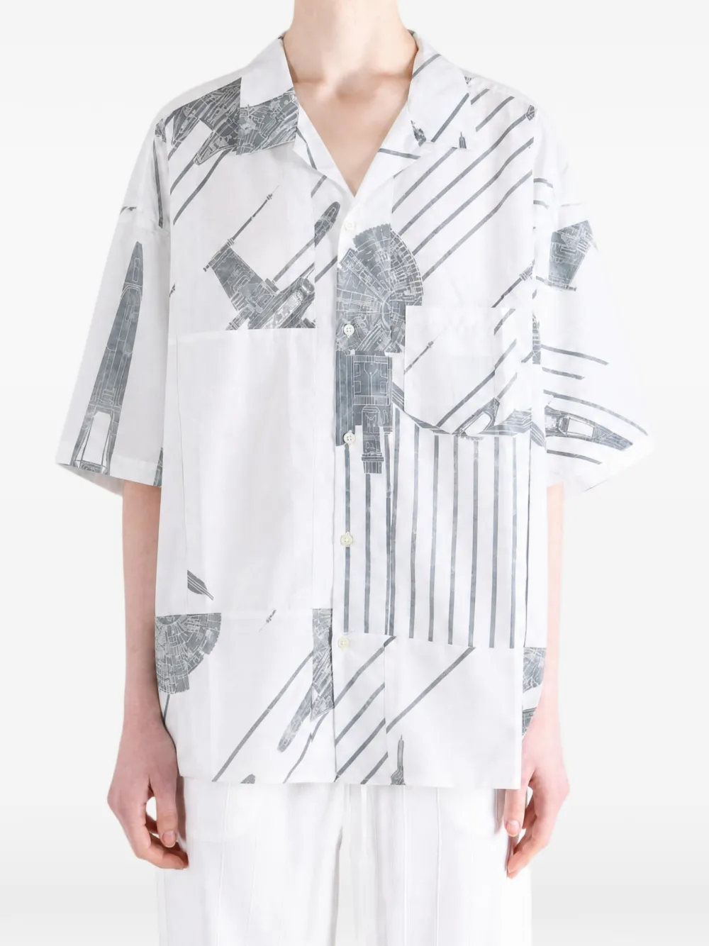 graphic-print short-sleeve shirt — Image 3