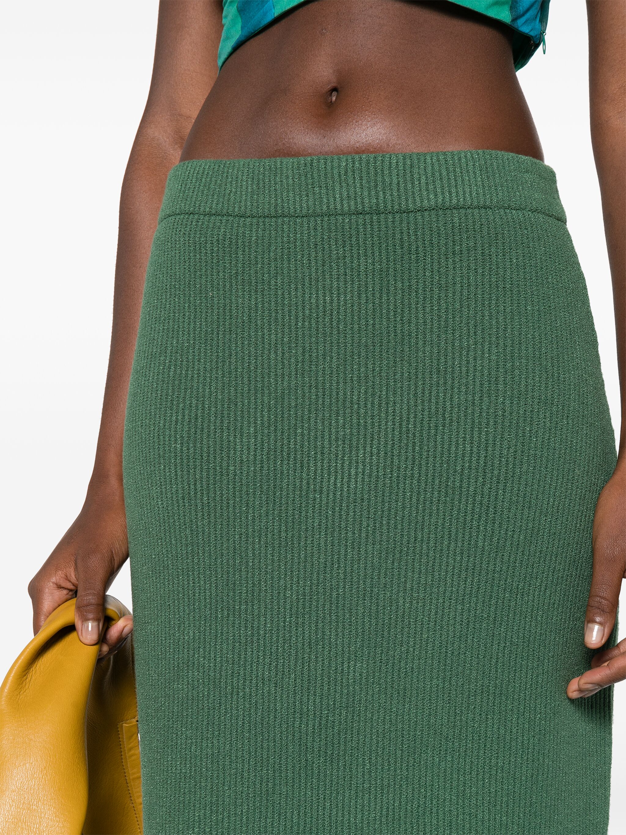 Kyara ribbed midi skirt, image 2 of 5