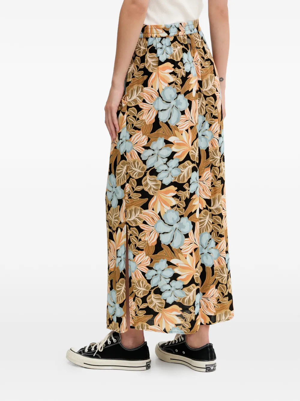 floral-print button-down maxi skirt — Image 4