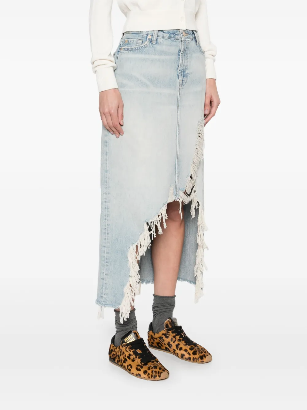 denim midi skirt — Image 4