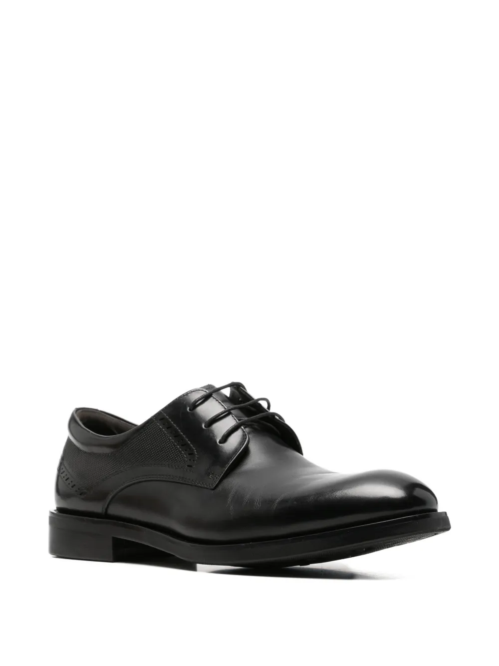 perforated-panel lace-up shoes — Image 3