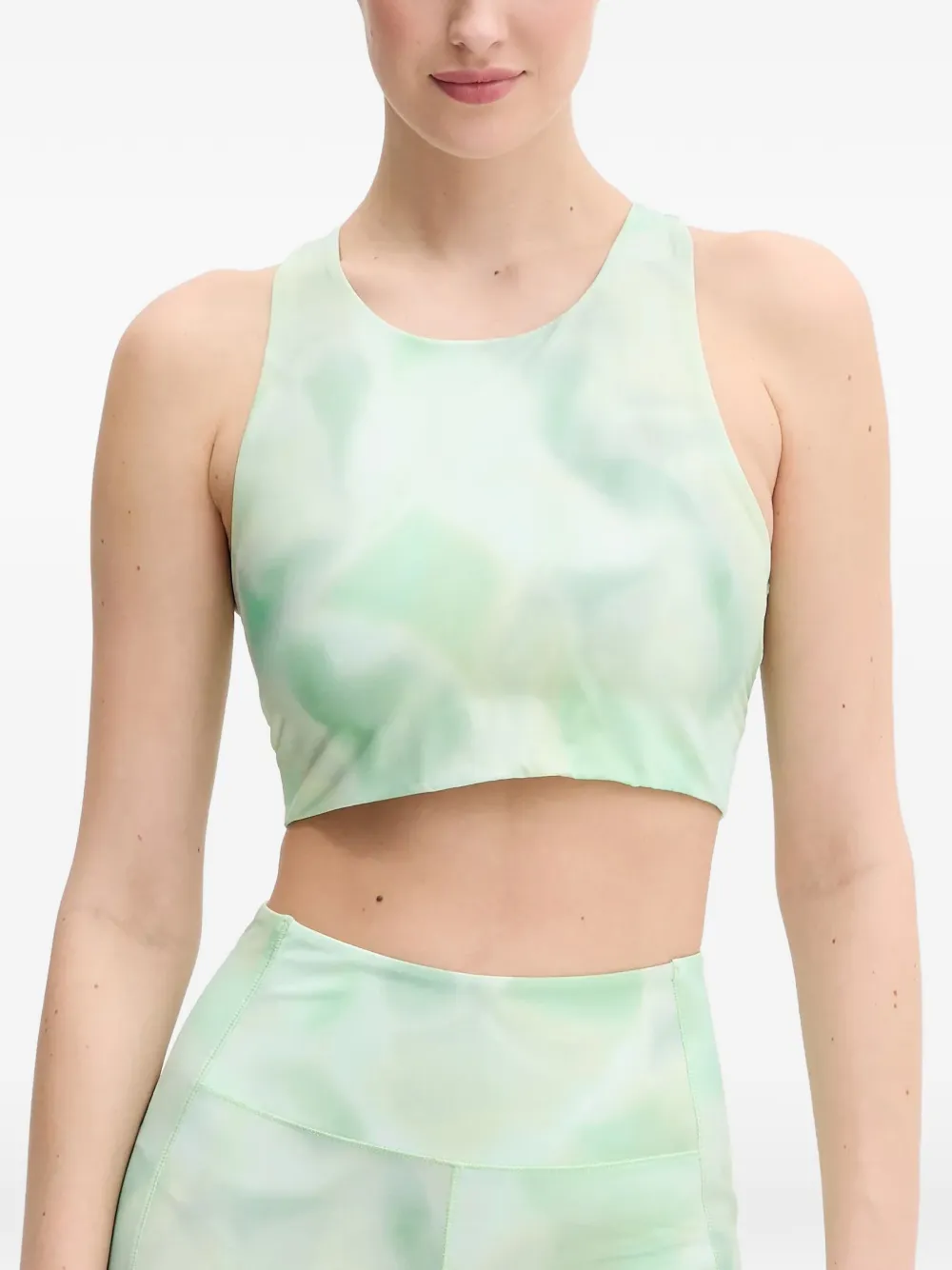 tie-dye bow-detail sports top — Image 5