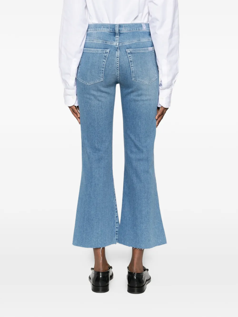 cropped flared jeans — Image 4