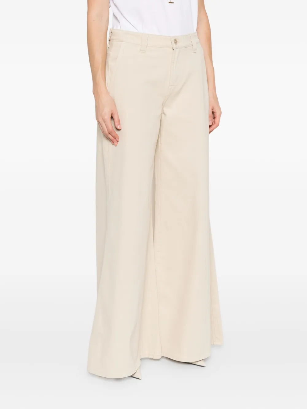 pocket straight-hem trousers — Image 5