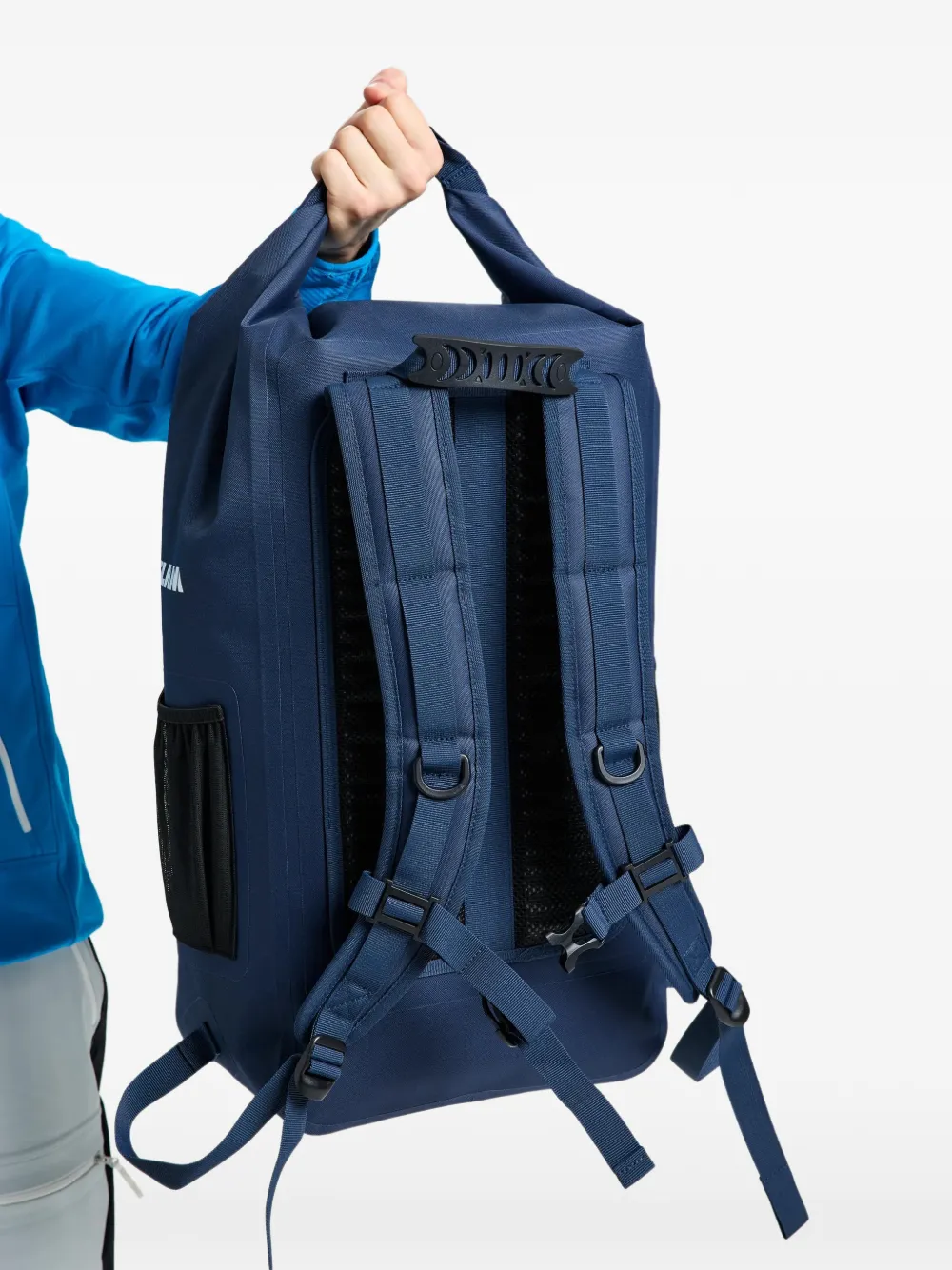 logo-print roll-top backpack — Image 3