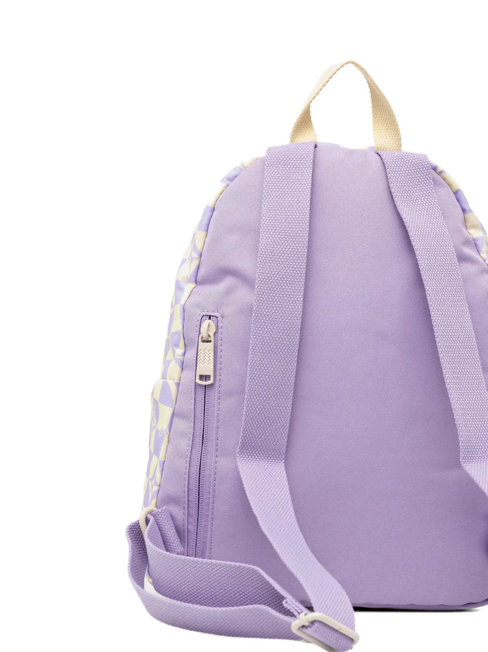 mini Plus One Kaleido checkerboard-print logo-patch backpack — Image 3