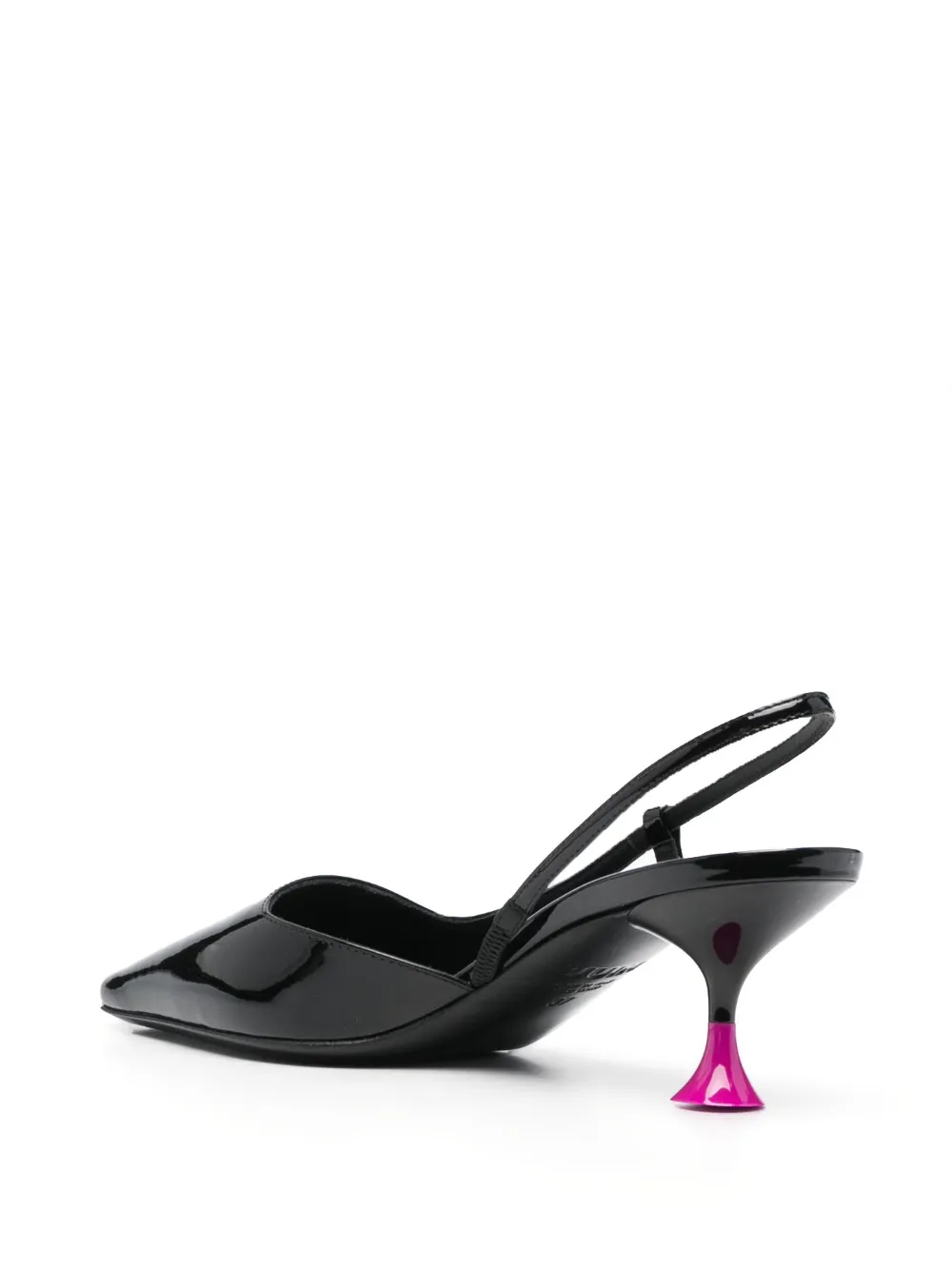 sculpted-heel slingback pumps — Image 4