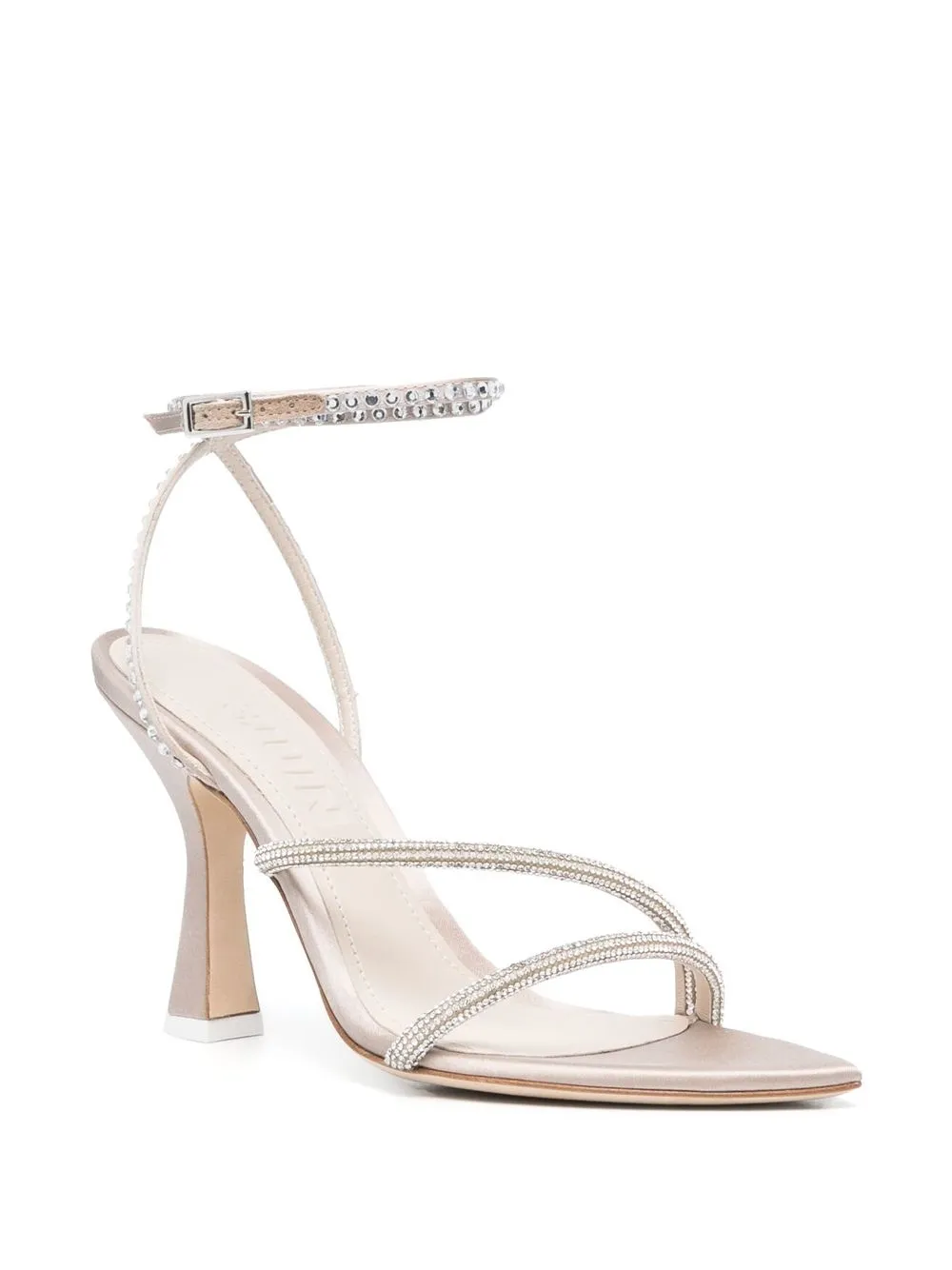 100mm crystal-embellished strap sandals — Image 4