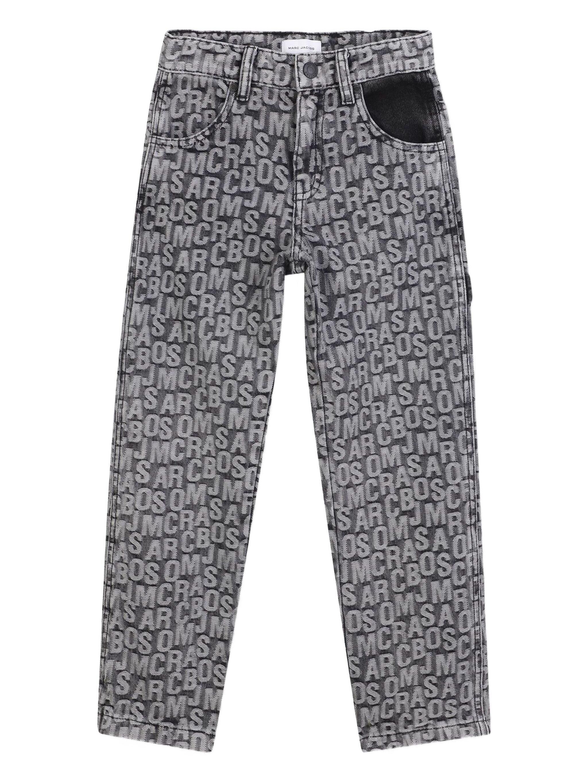 logo-print straight-leg jeans