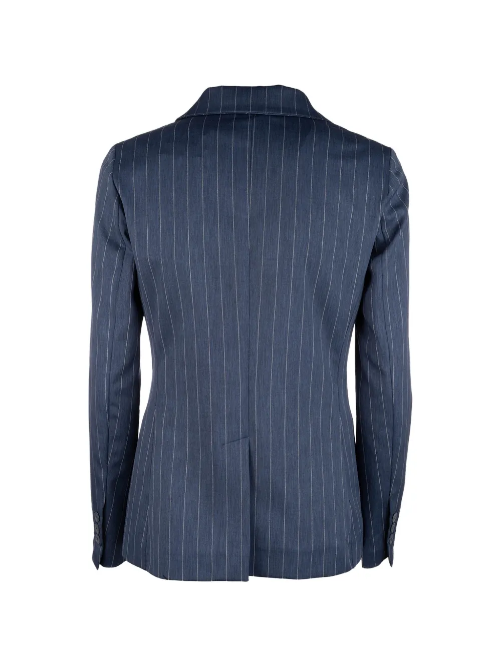 pinstripe-pattern peak-lapels blazer — Image 3