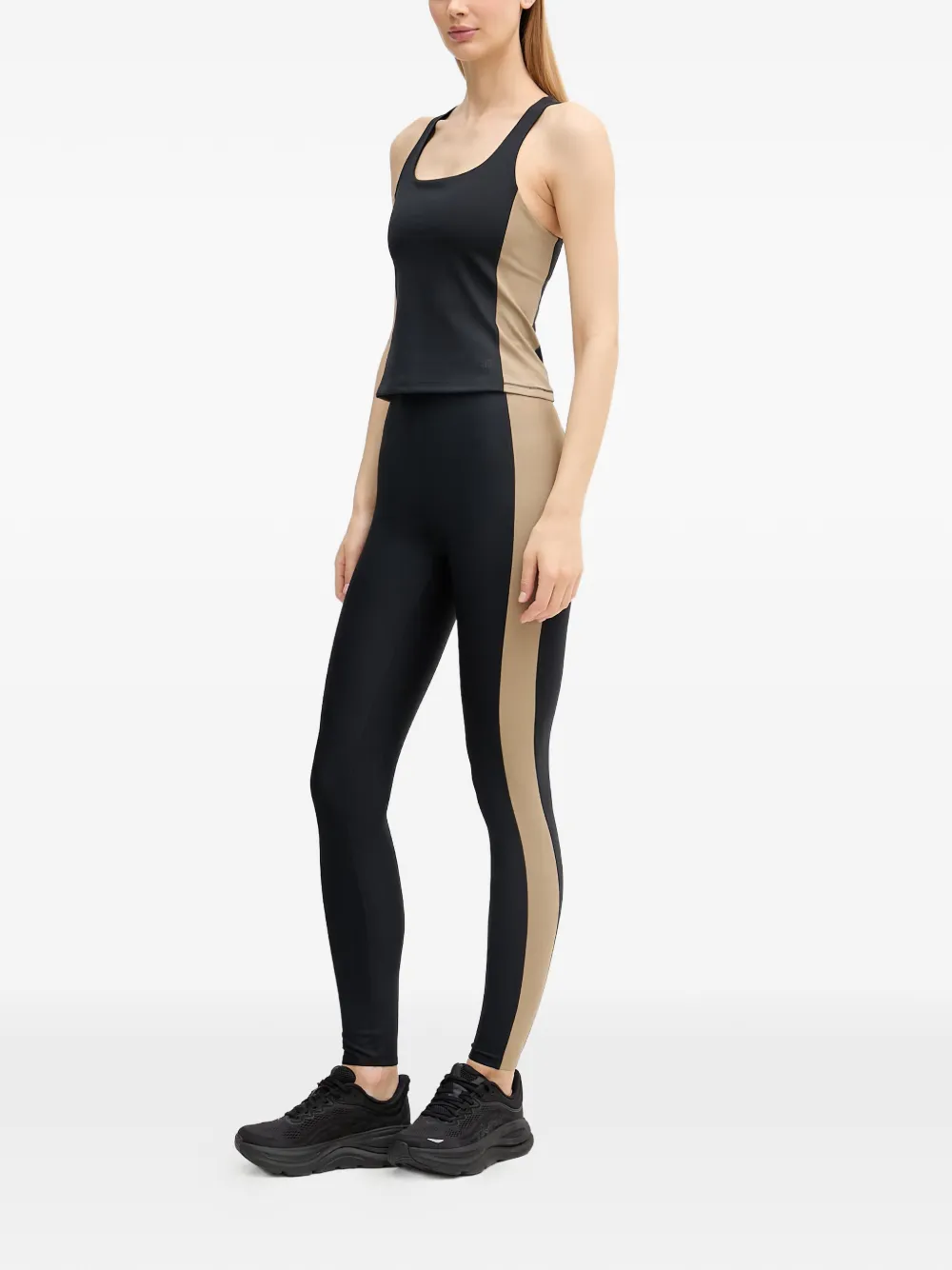 colour-block racerback top — Image 5