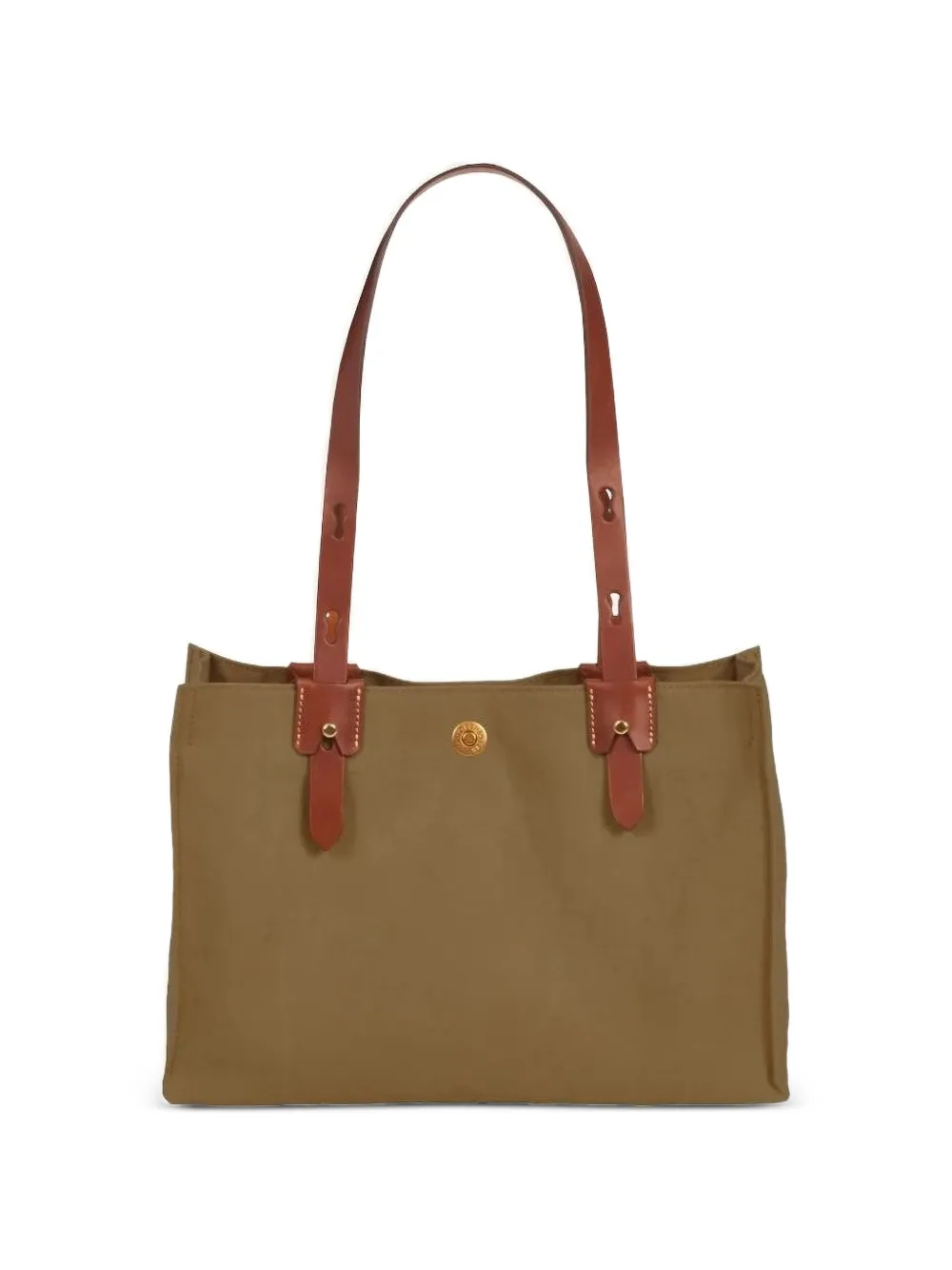 Edge leather-trim tote bag — Image 4