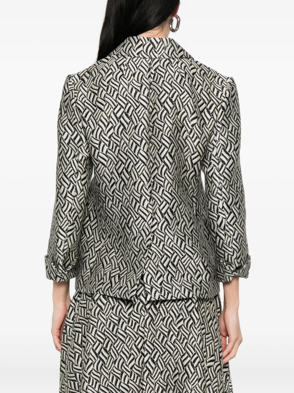 Lira jacquard patterned blazer — Image 4