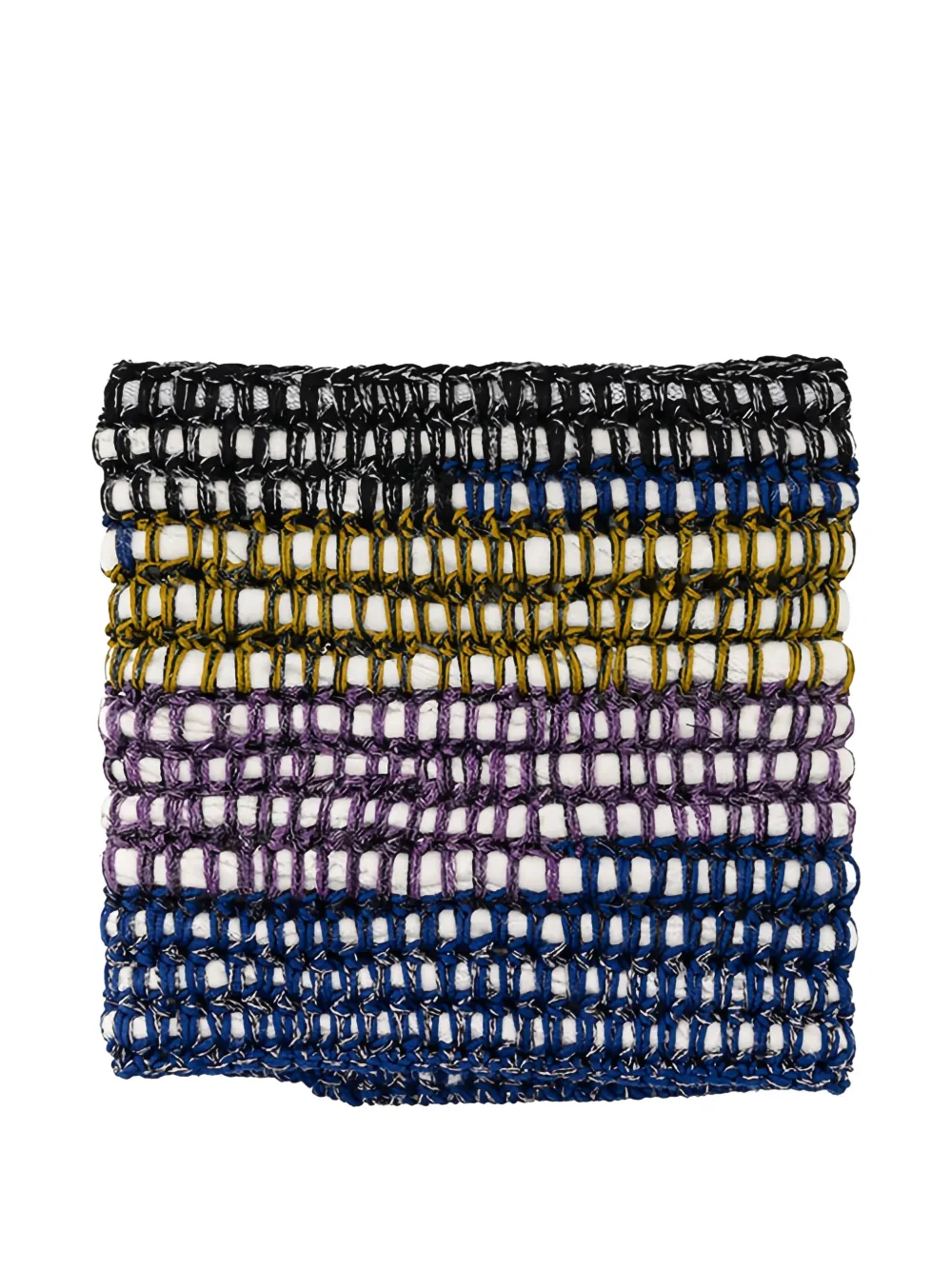 Drew abstract-design knitted scarf — Image 3