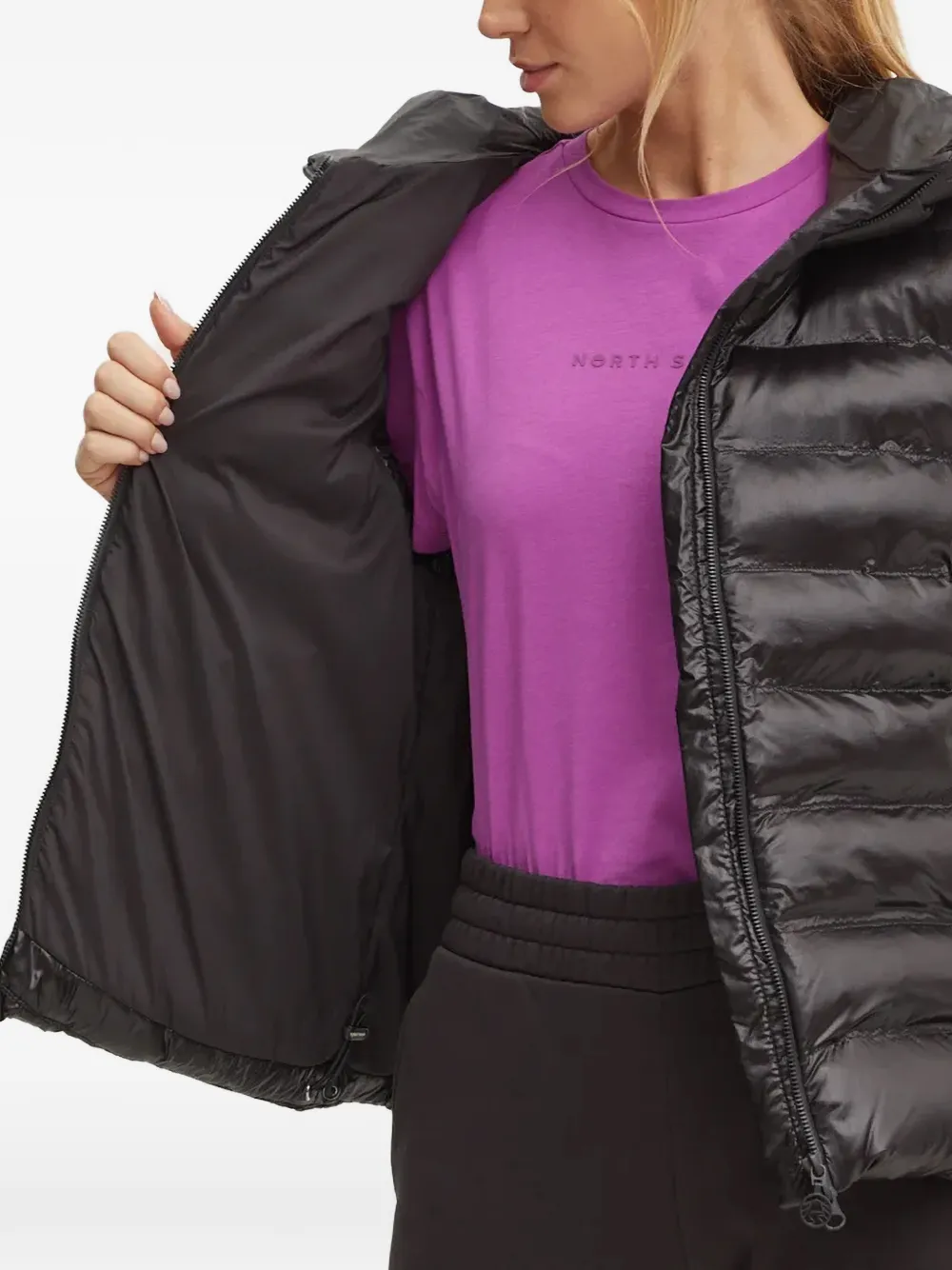 quilted hooded gilet — Image 4