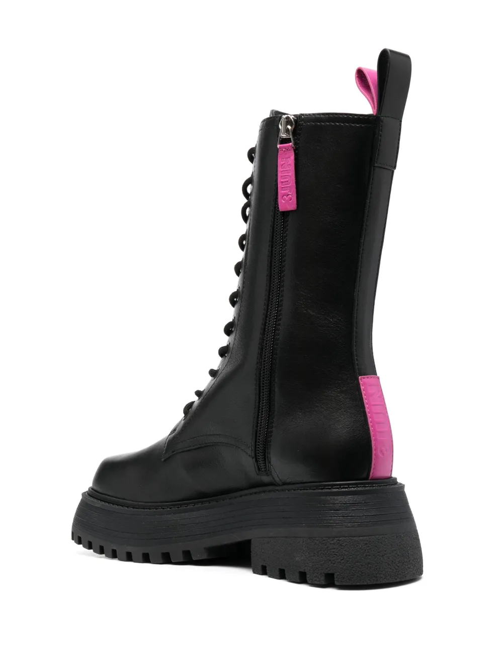 lace-up leather boots — Image 3