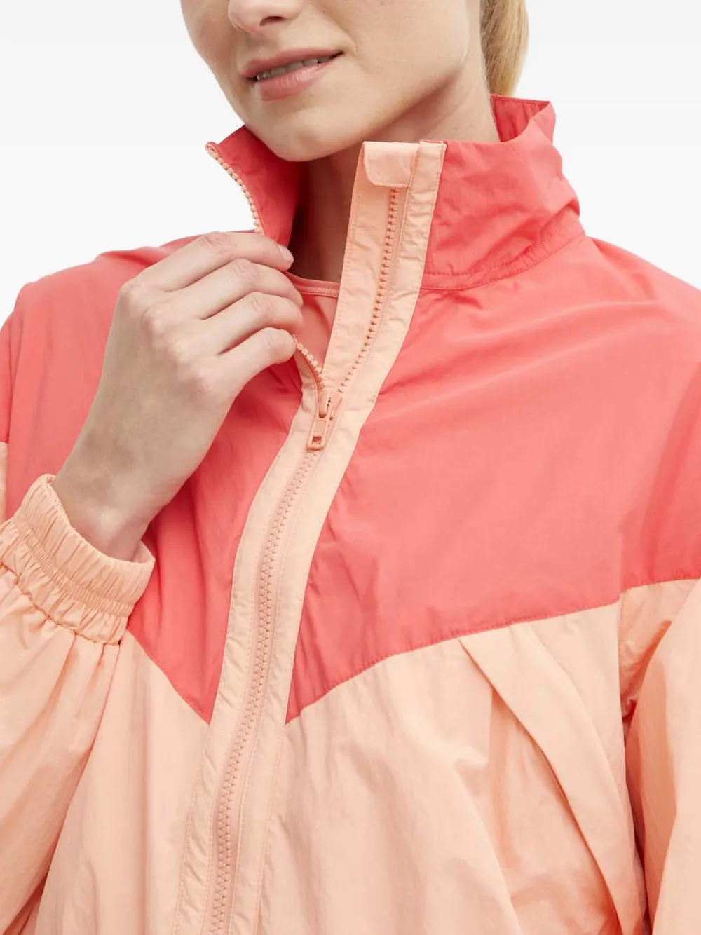 colour-block zip-up jacket — Image 3