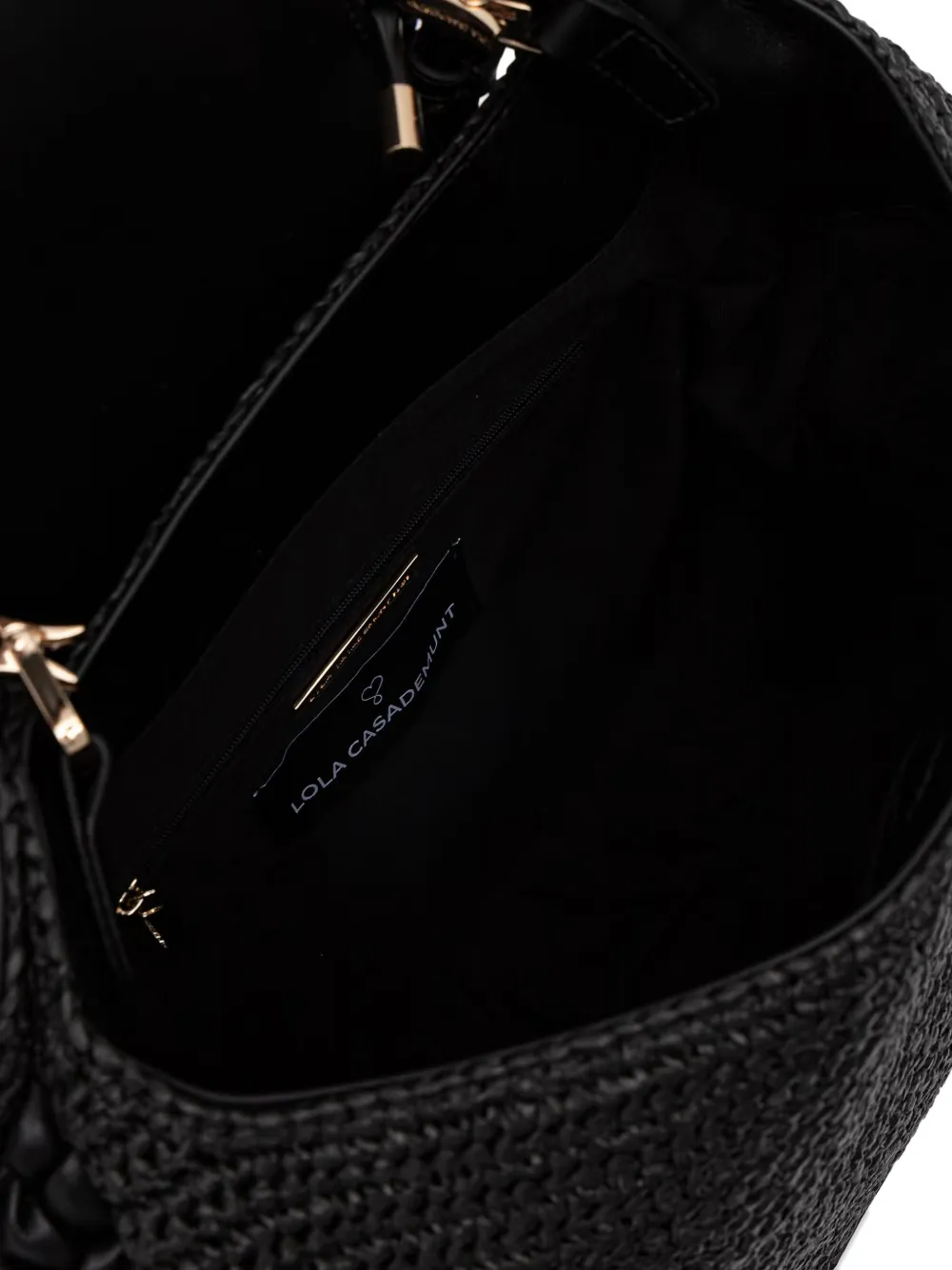 raffia-effect tote bag — Image 4