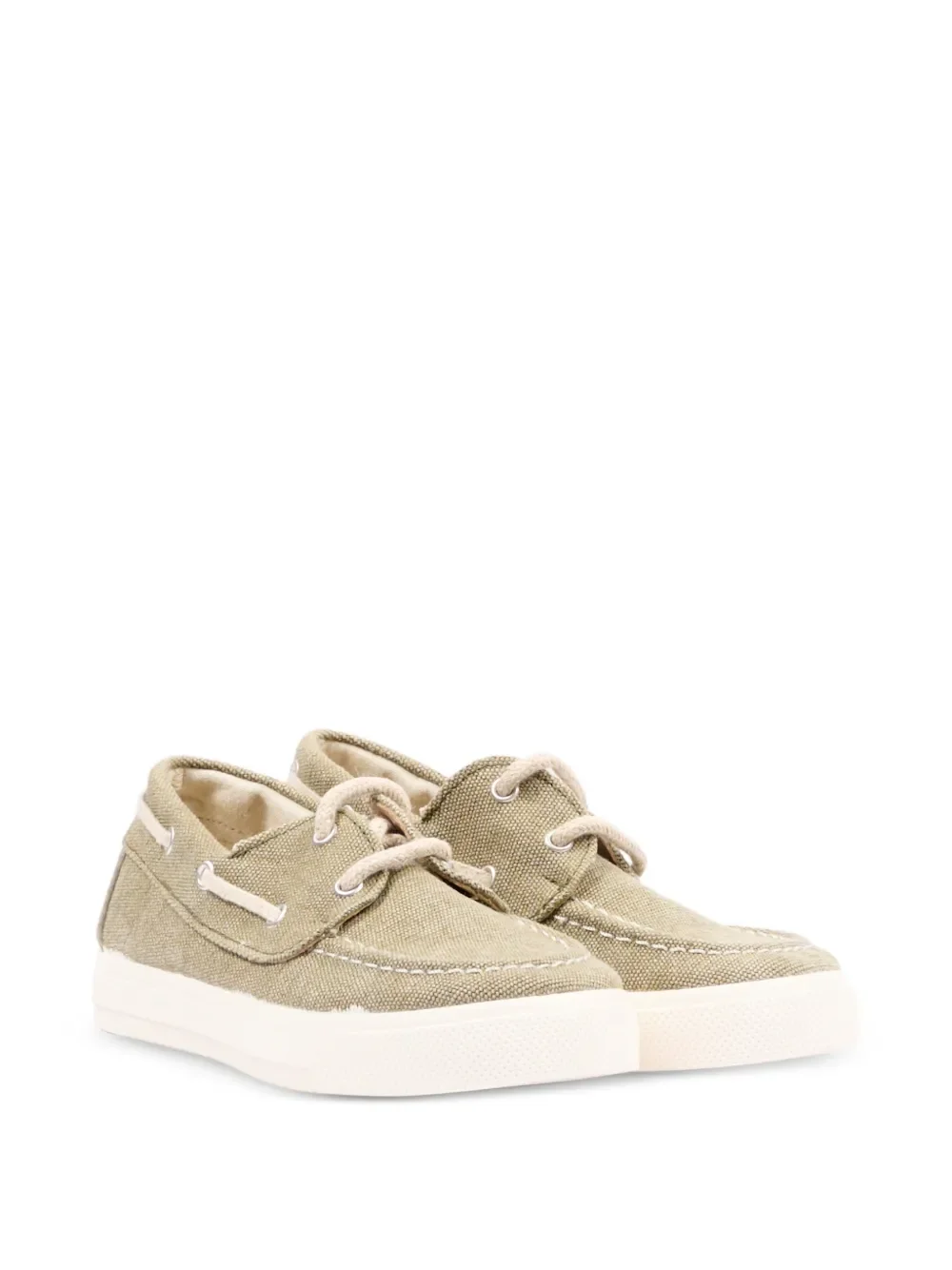 tie-up deck shoes