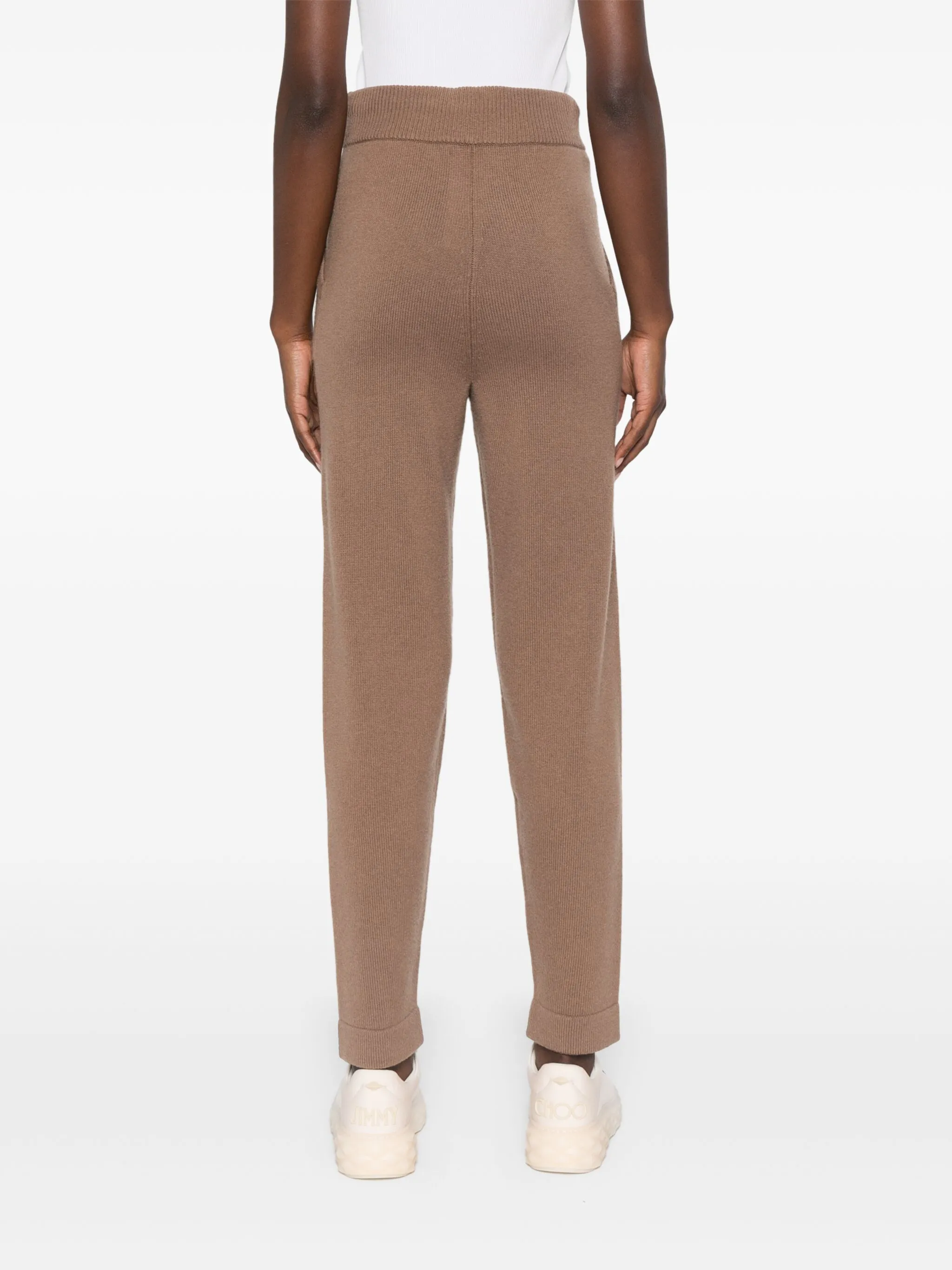 ribbed-knit track pants — Image 3