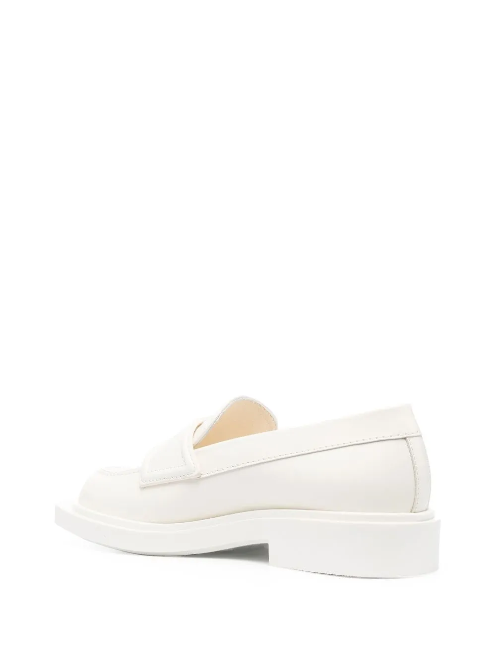 tonal leather loafers — Image 4