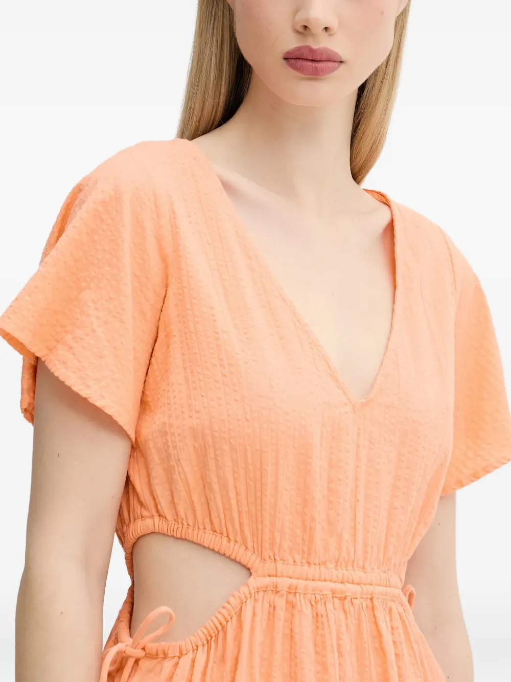 Cala Vadella cut-out tiered mini dress — Image 3