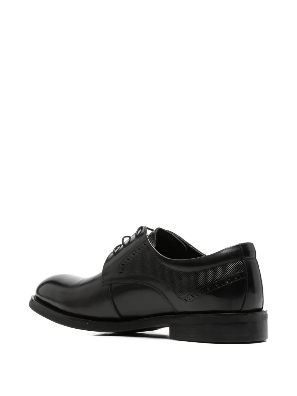 perforated-panel lace-up shoes — Image 4
