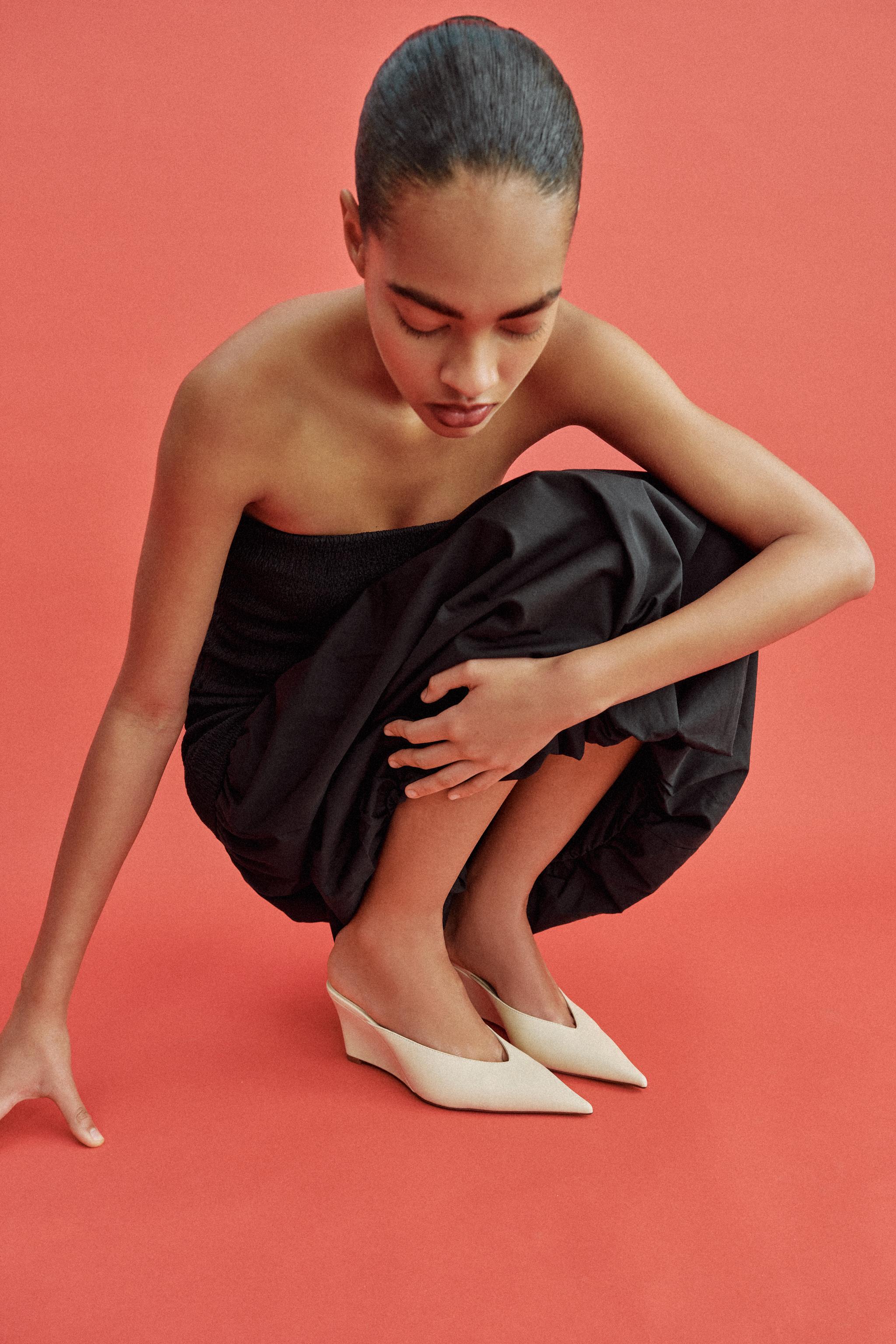 SLINGBACK WEDGE SHOES, image 2 of 6