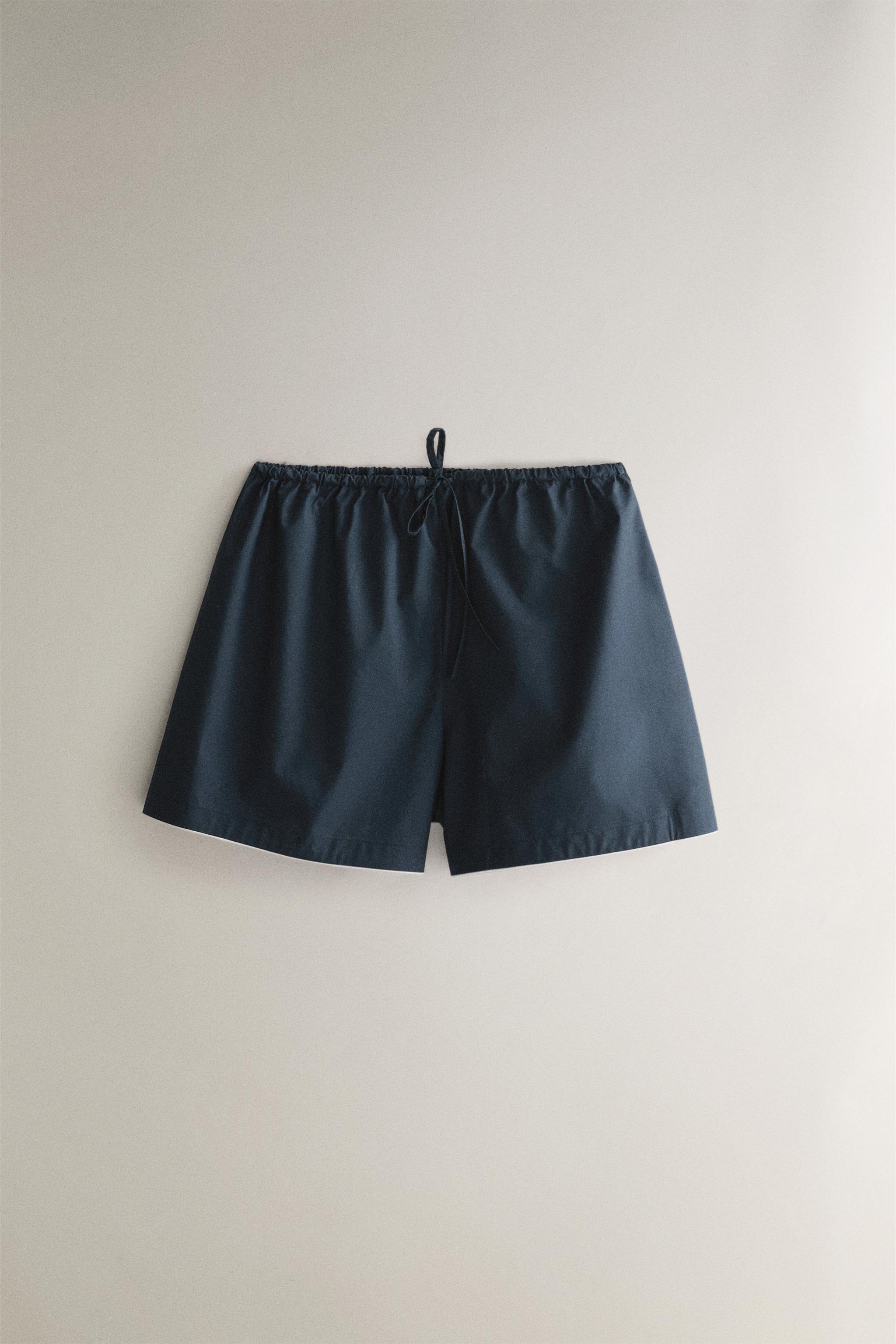 PLAIN COTTON SHORTS