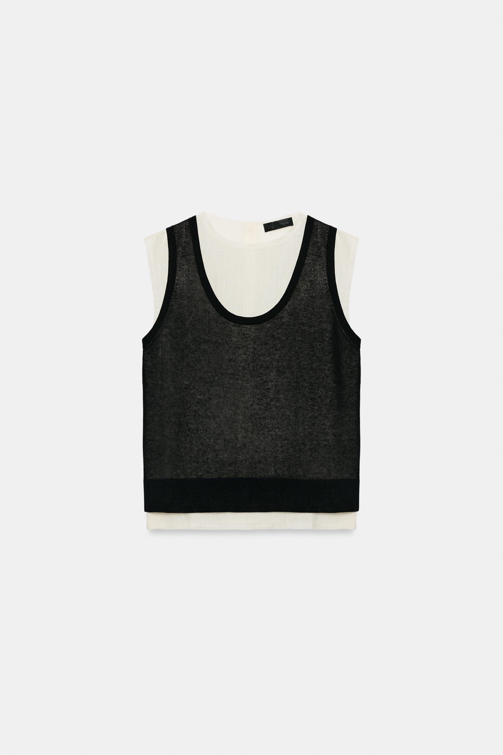 COMBINATION KNIT TOP, image 6 of 7