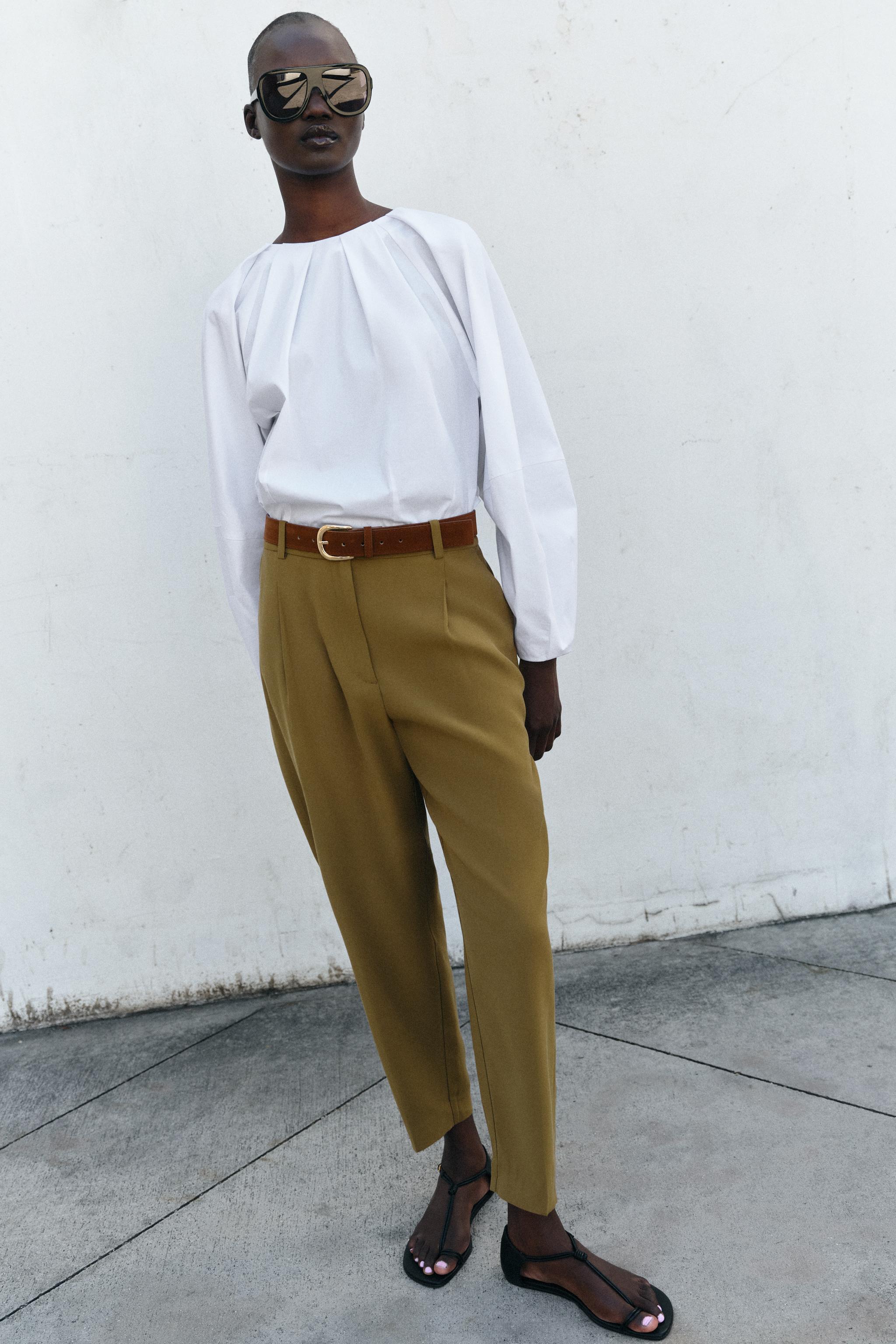 Belted Pleated Pants, image 5 of 10