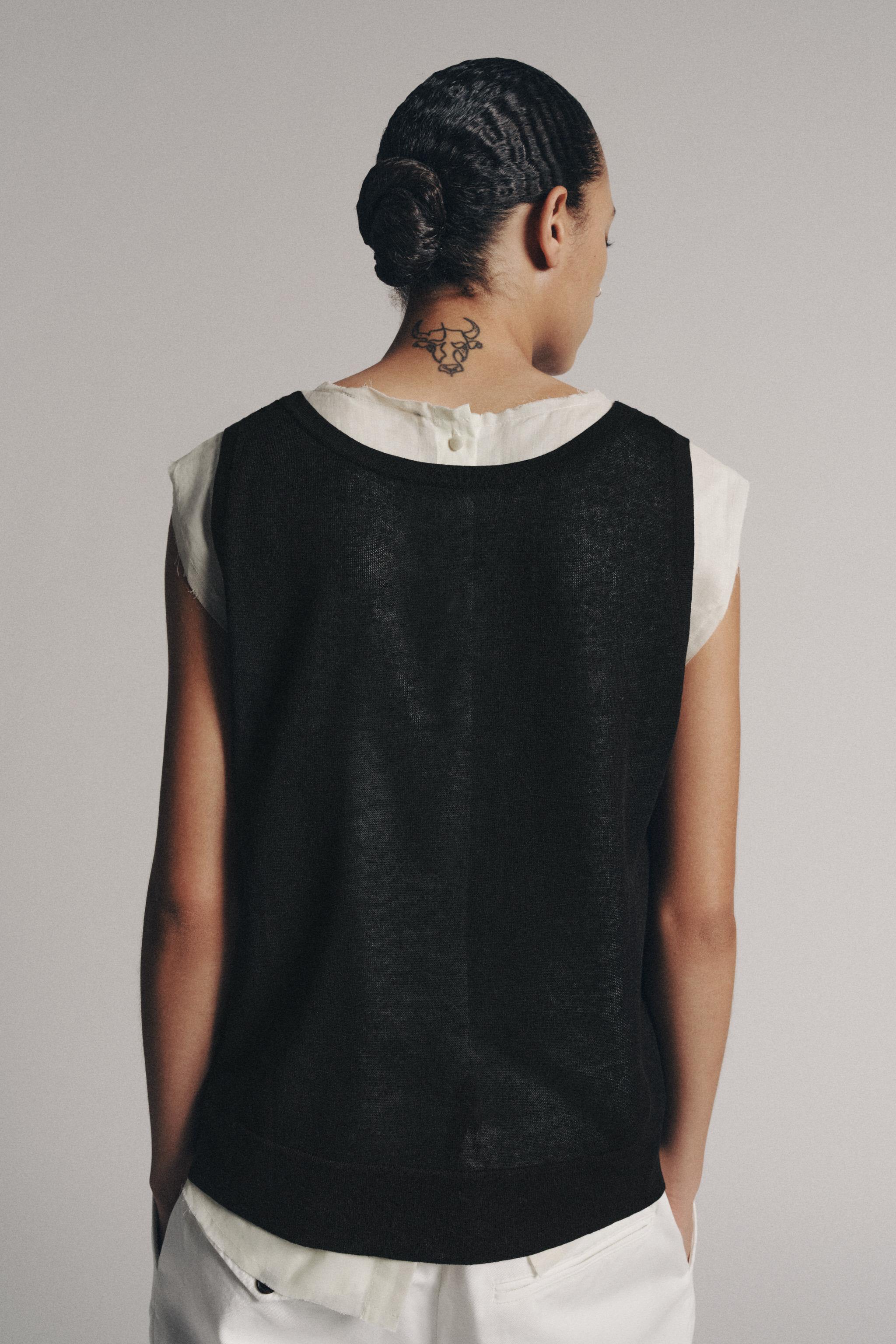 COMBINATION KNIT TOP, image 4 of 7