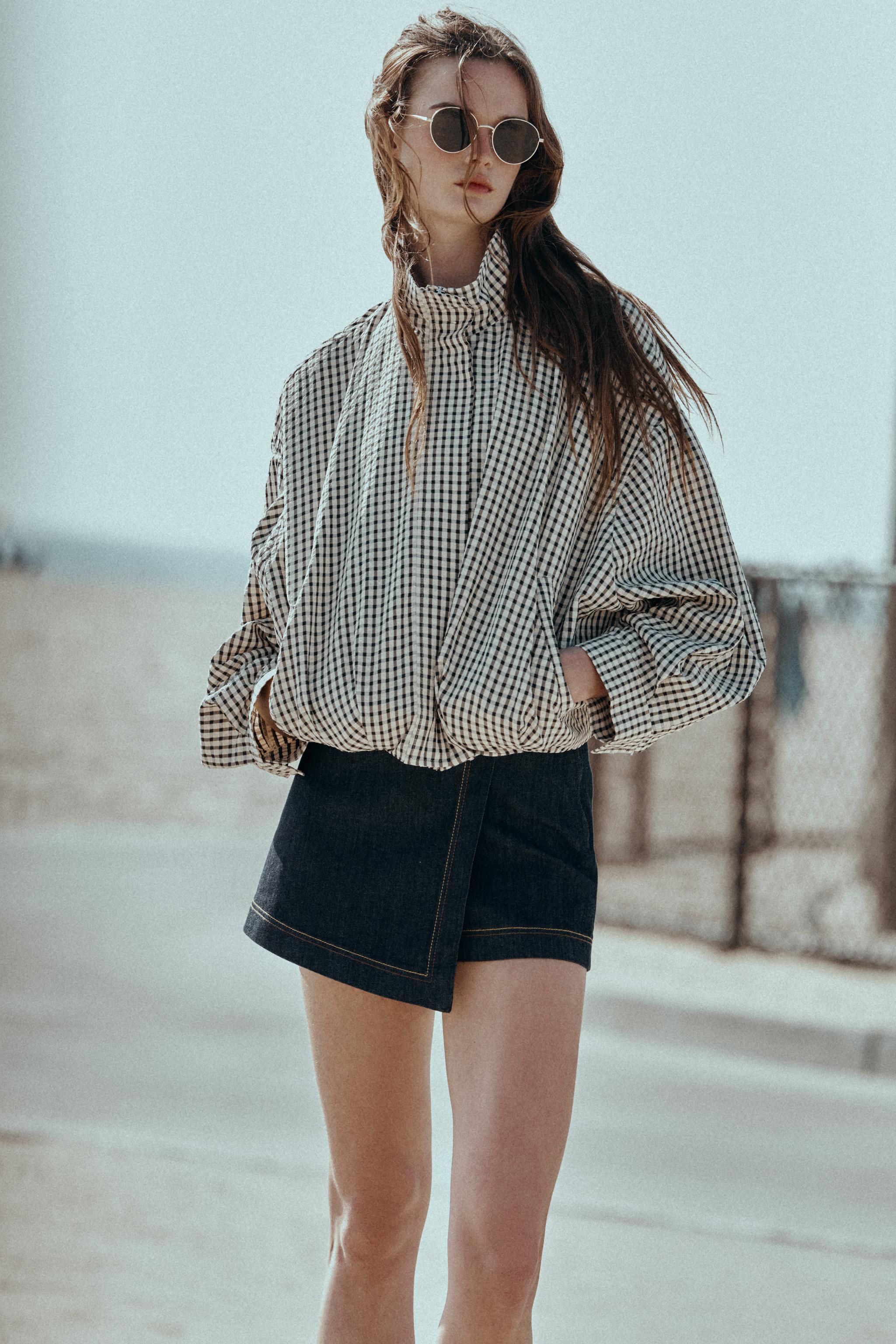 PLAID BOMBER JACKET, image 6 of 10