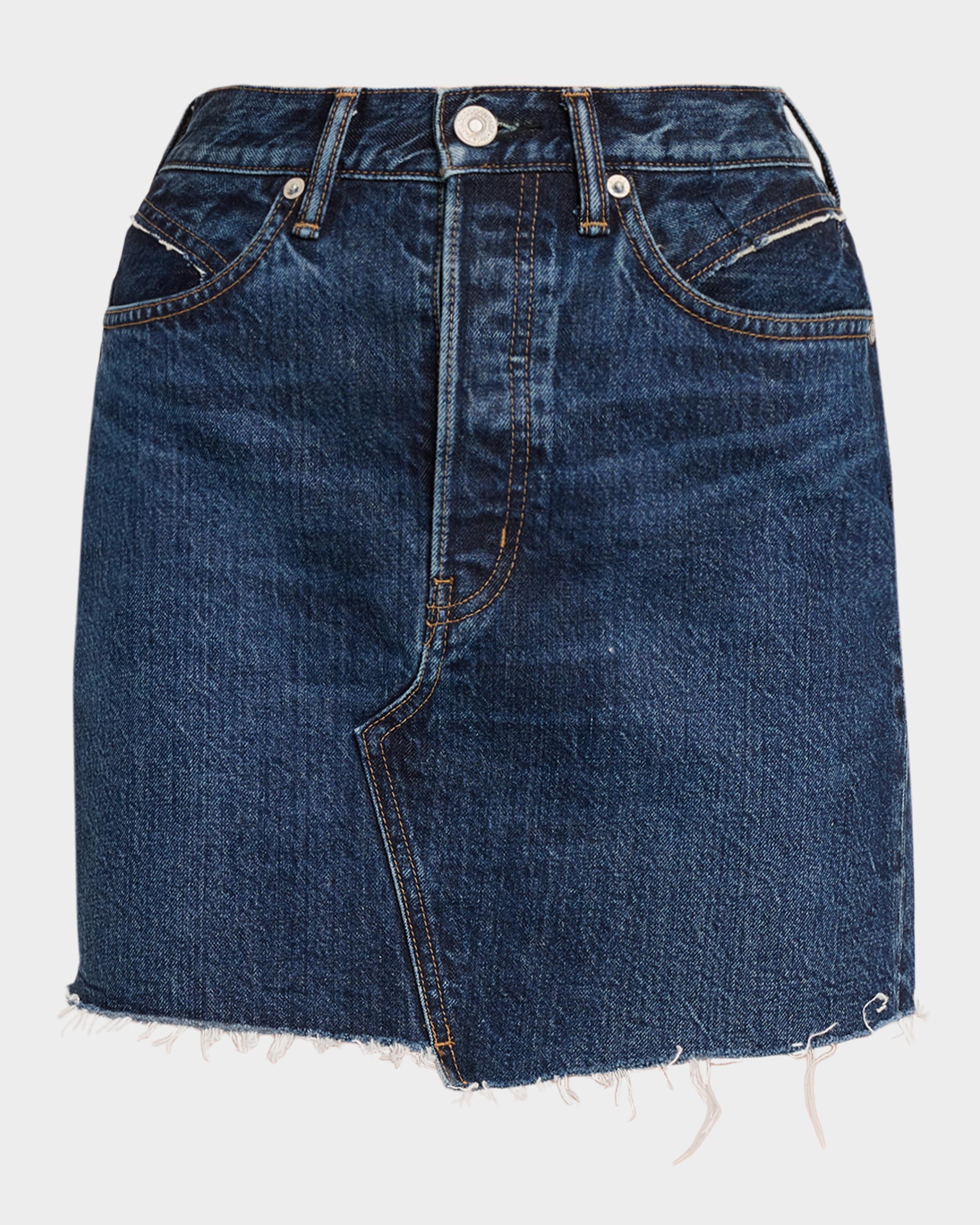 Duxbury Western Denim Mini Skirt
