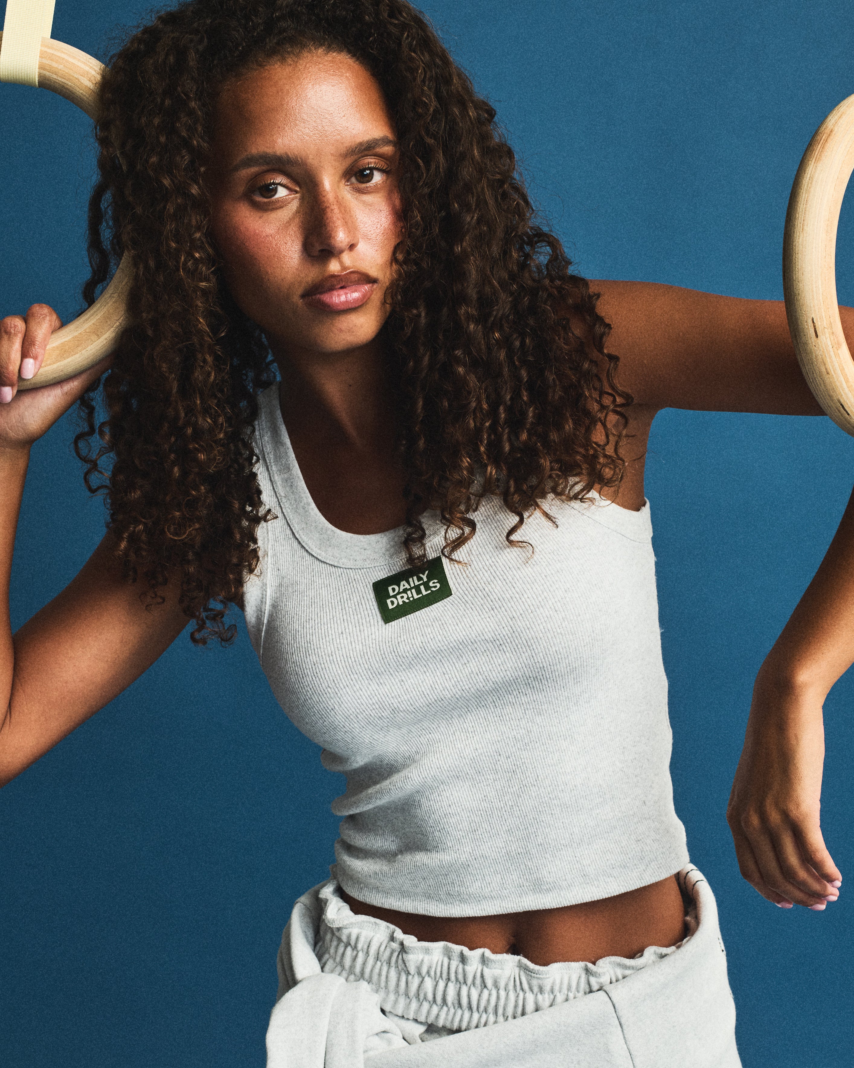 Logo Ribbed Tank