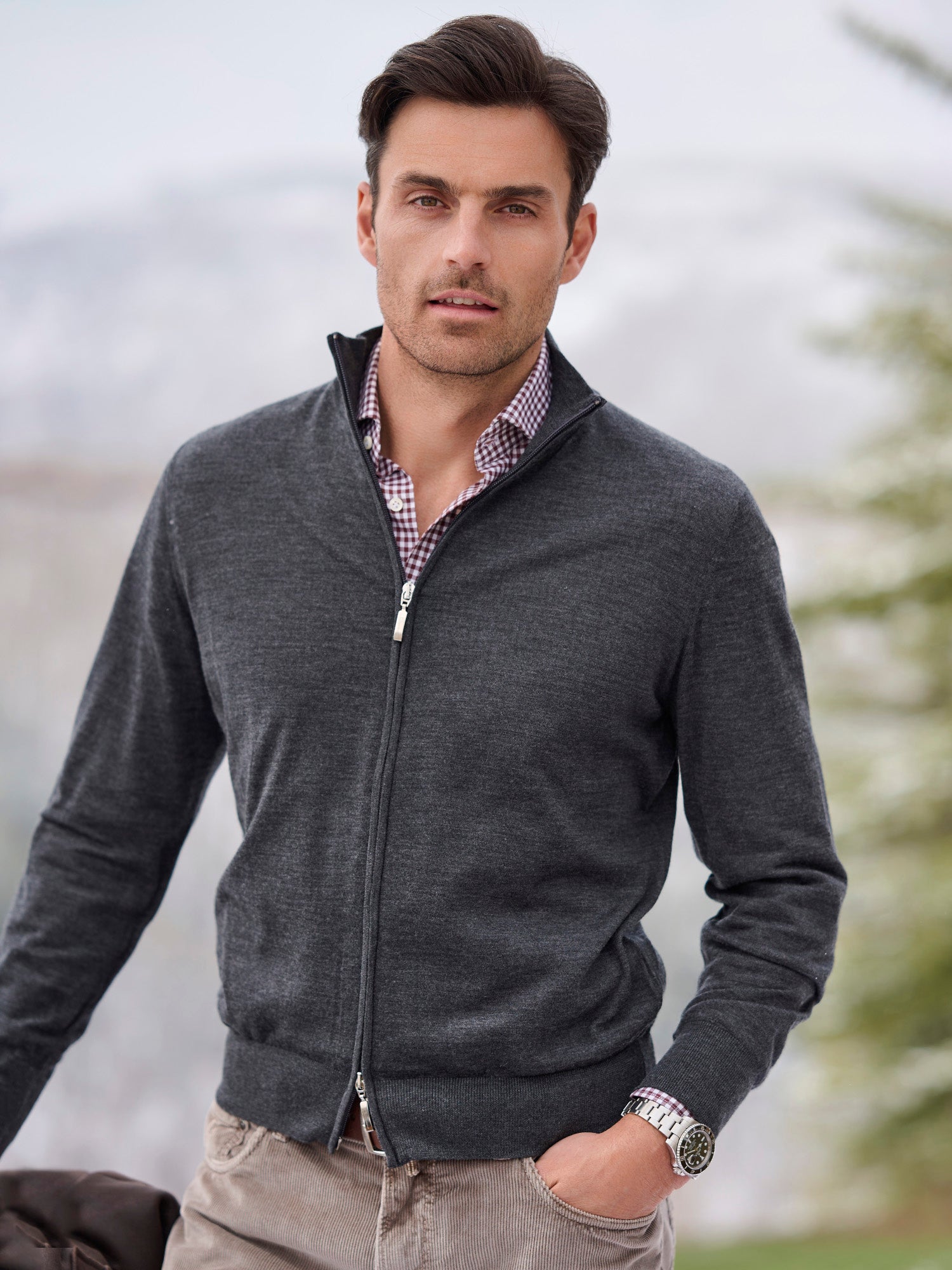 Micah Zip Cardigan