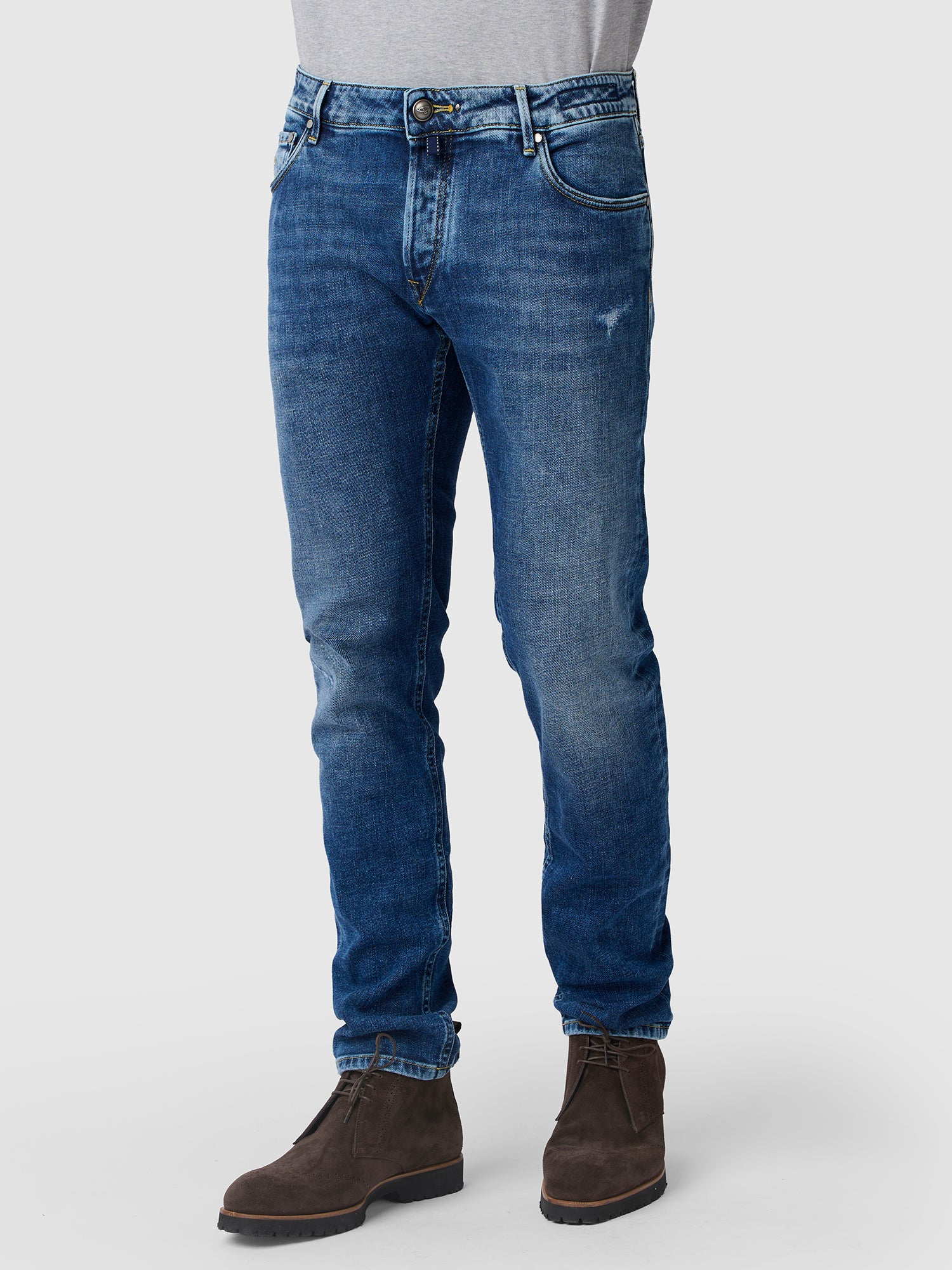 Orvieto Distressed Cotton Stretch Jean