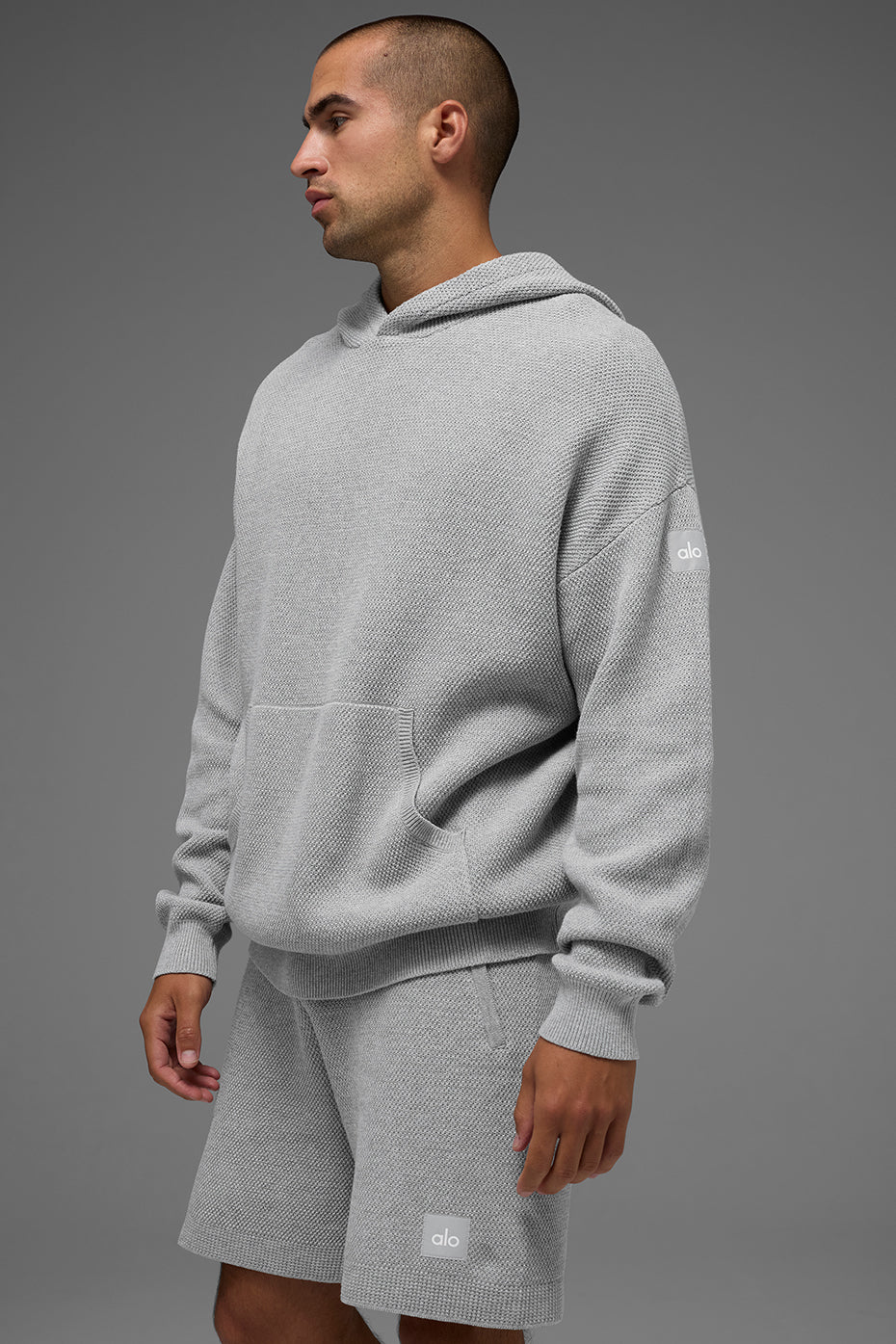 Sports Club Sweater Knit Hoodie